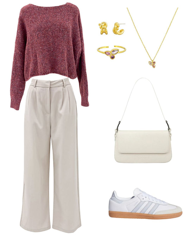 Styling The Parson Knit Jumper Wine