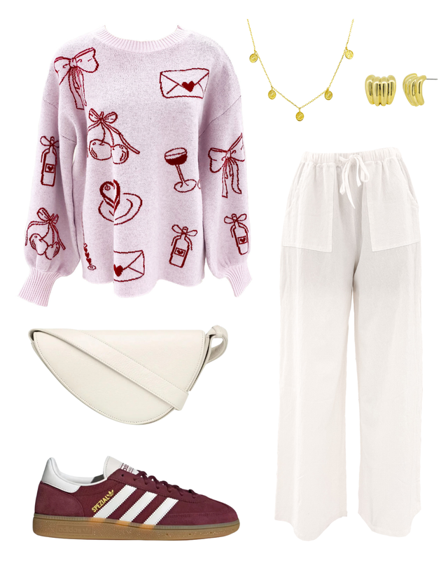 Candace Knit Jumper Pink