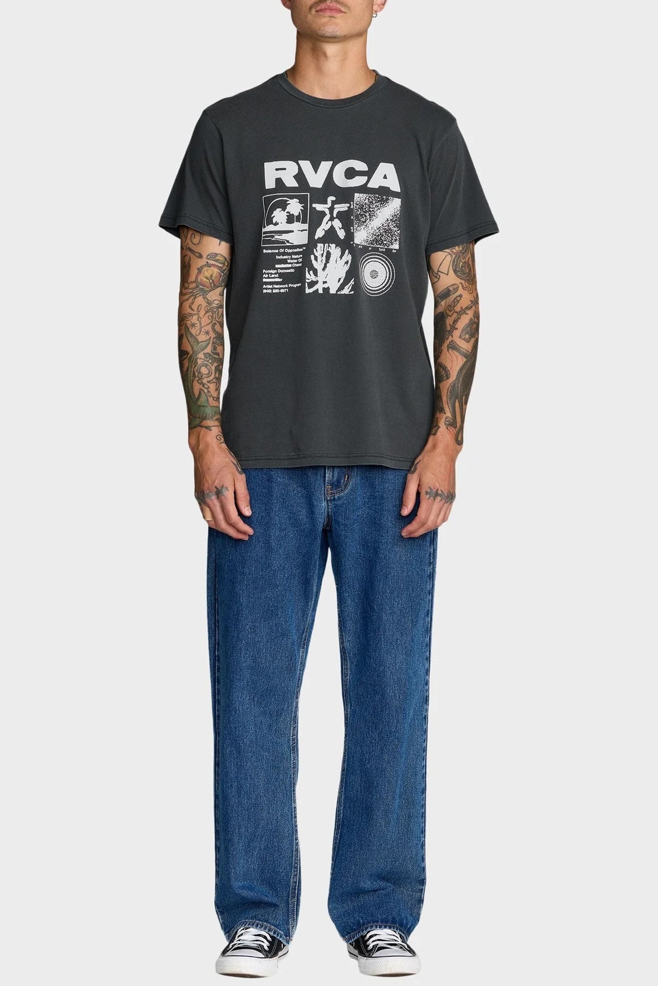 RVCA Program Tee Pirate Black