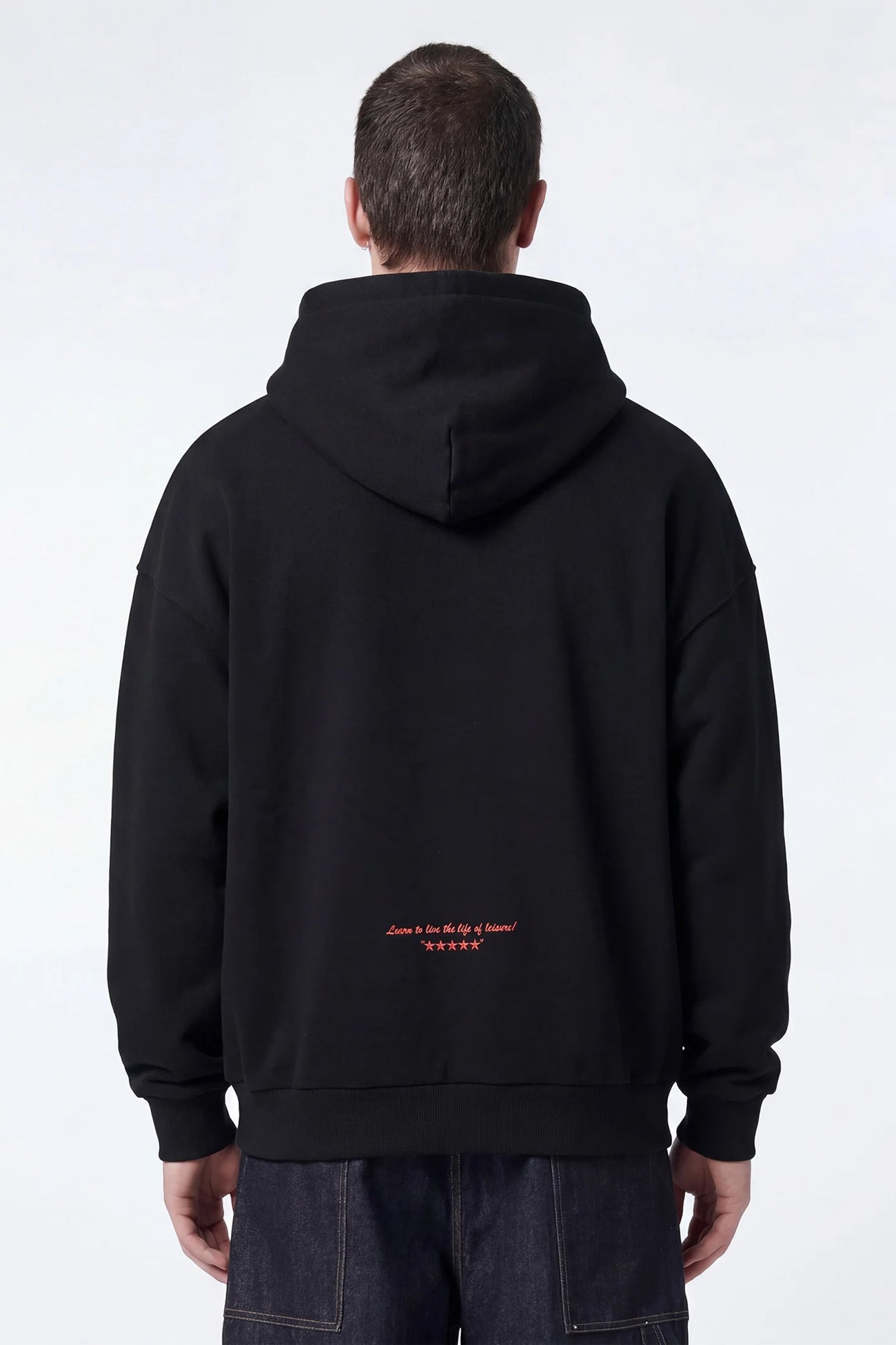 Scribe Crop Hood Black