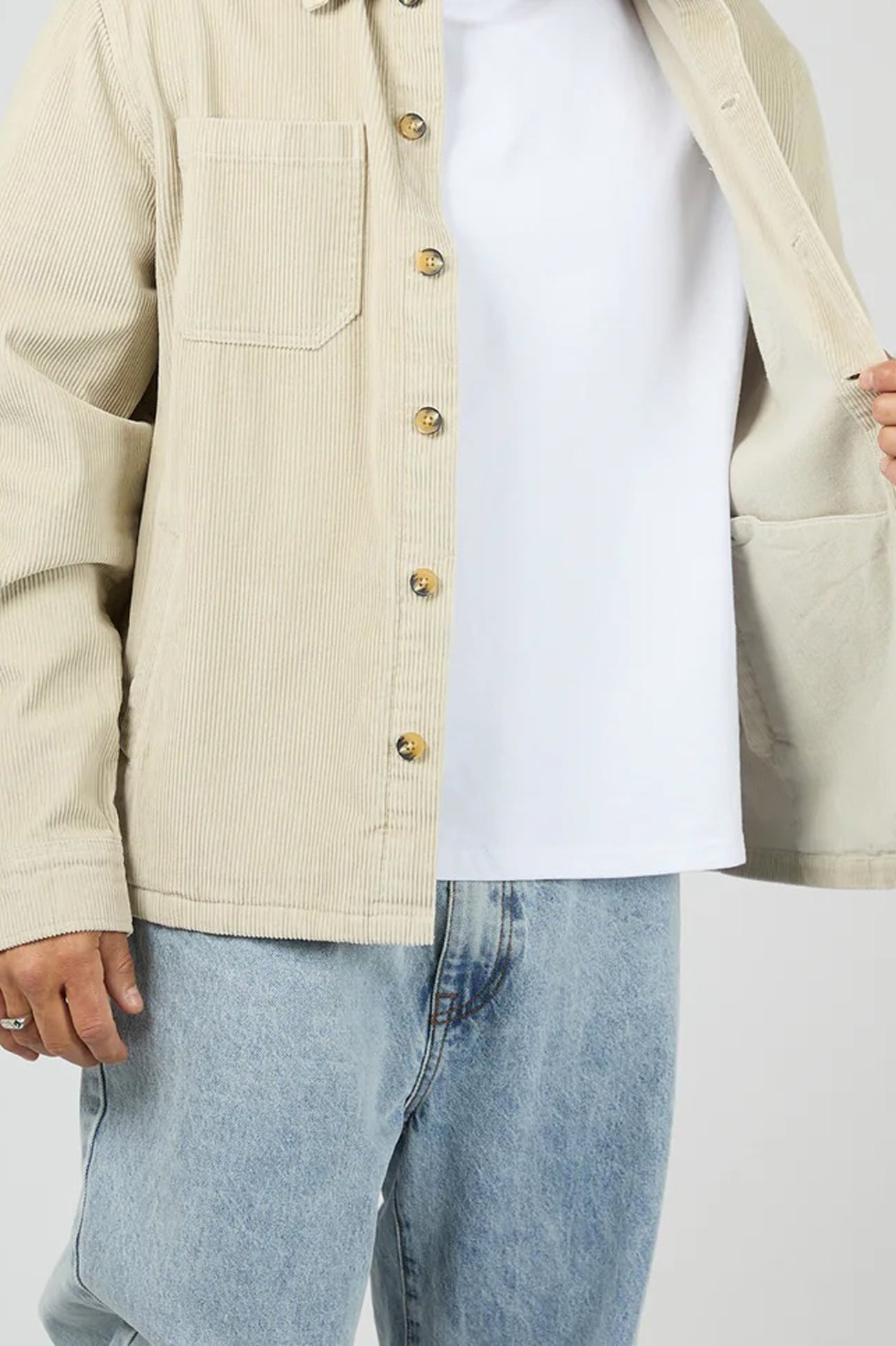 Jameson Cord Shirt Bone