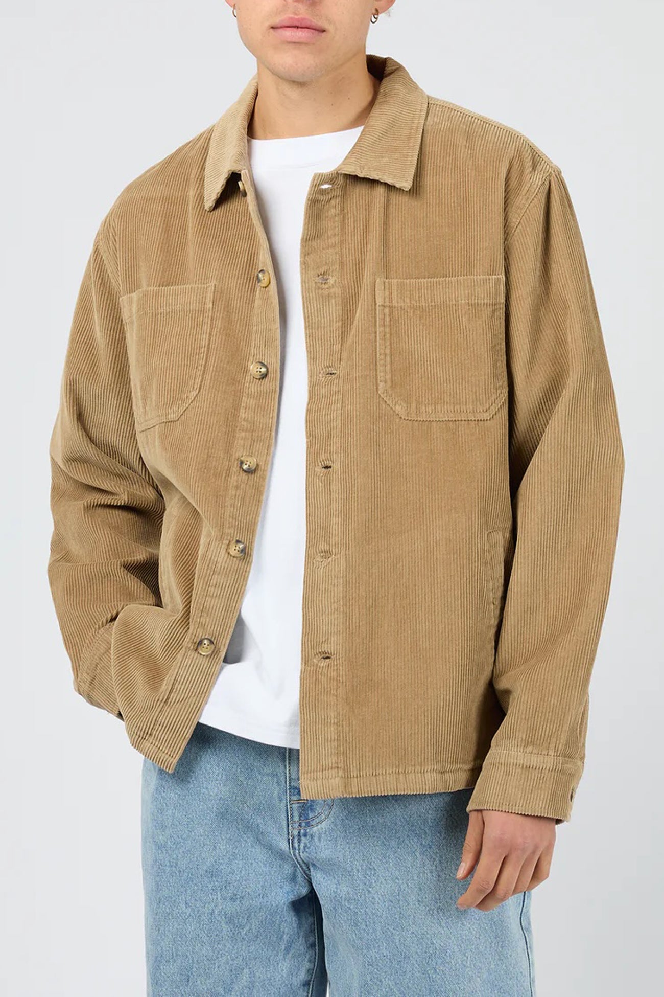 Jameson Cord Shirt Tan