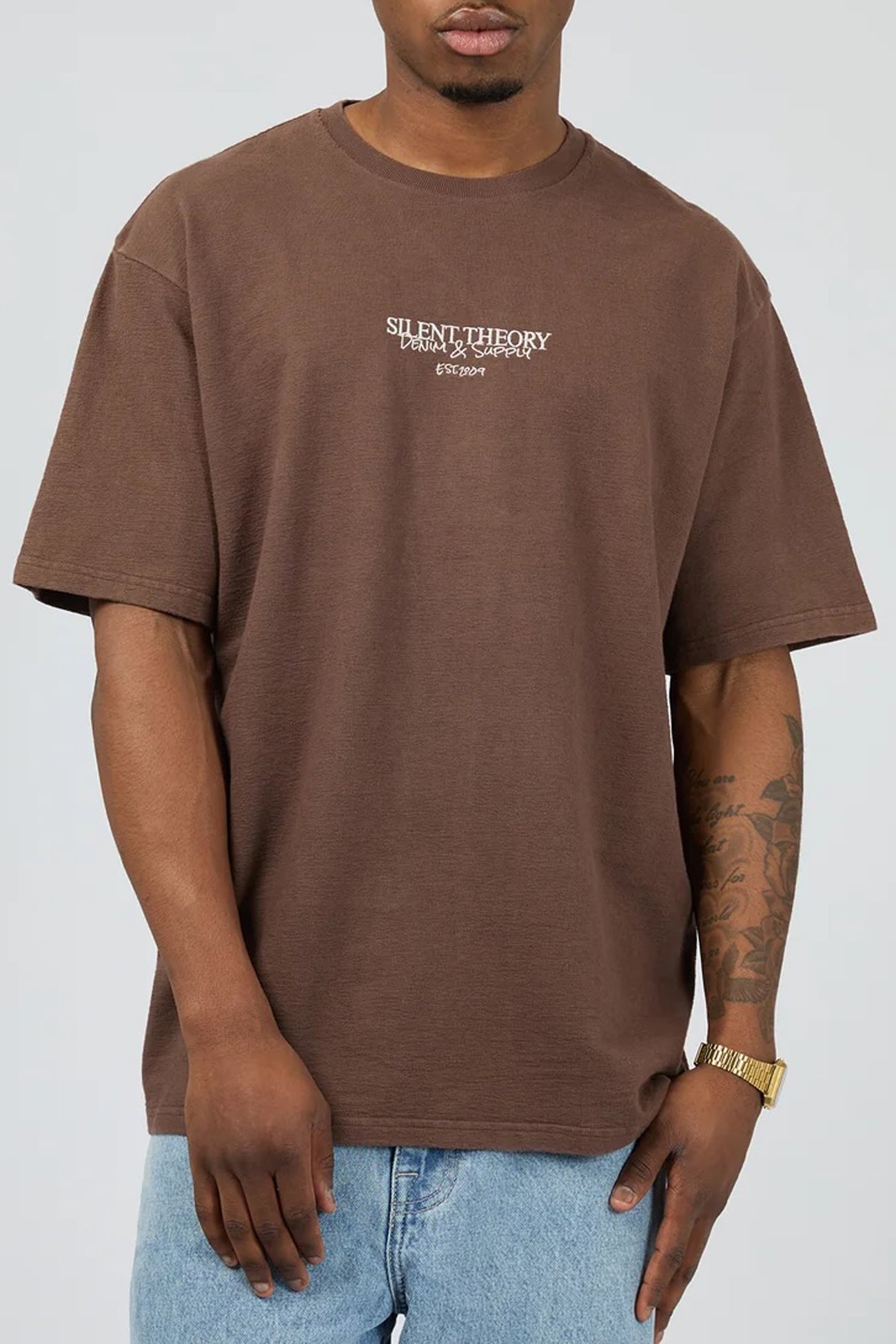 No Brainer Tee Chocolate