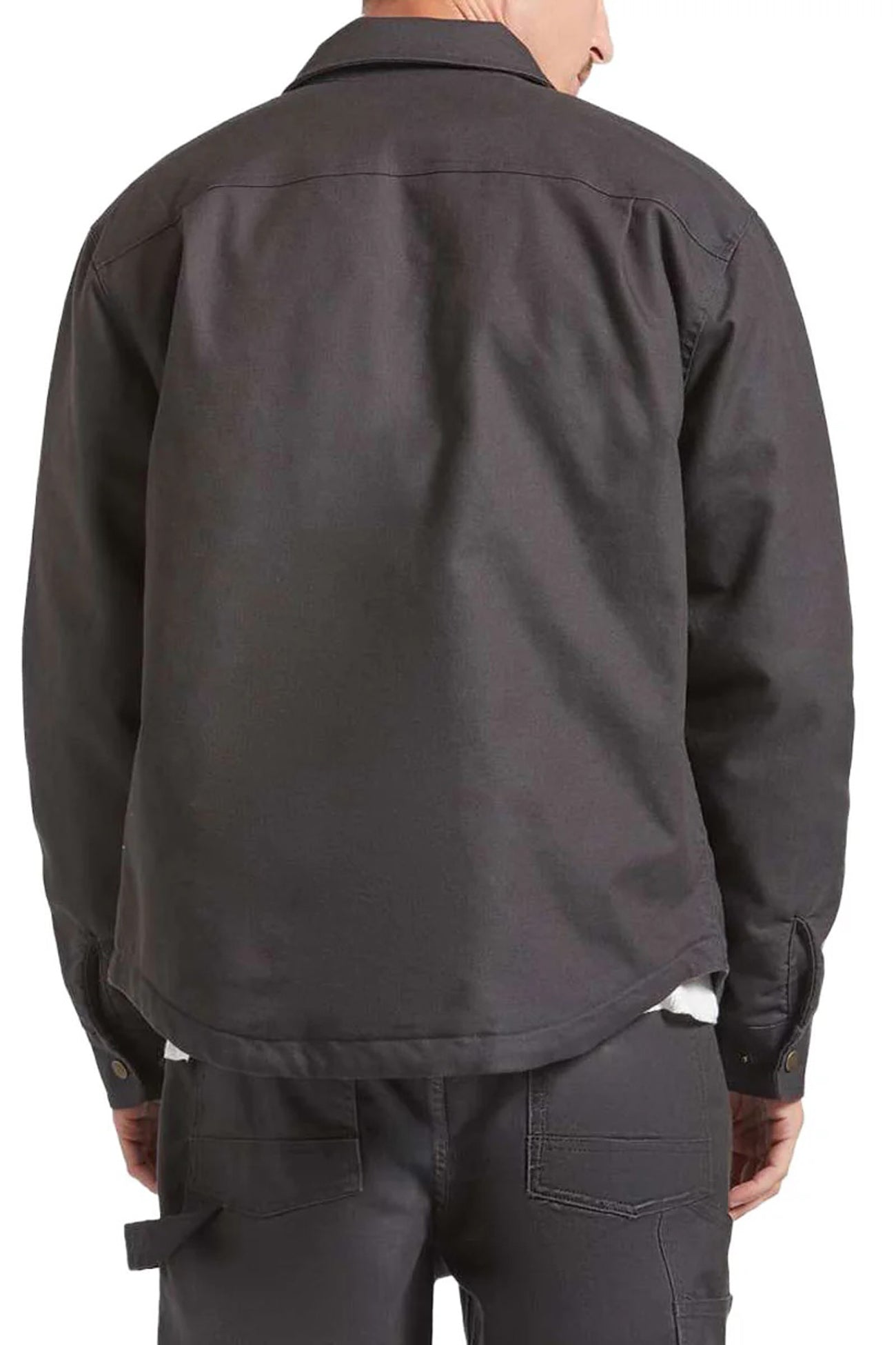 Builders Stretch Lined Jacket Washed Black Red