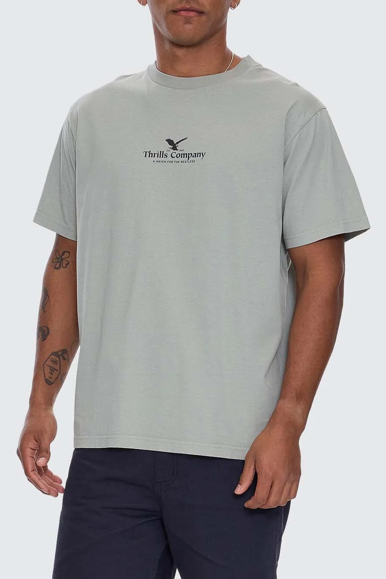 A Haven For The Restless Merch Fit Tee Dirty Sage