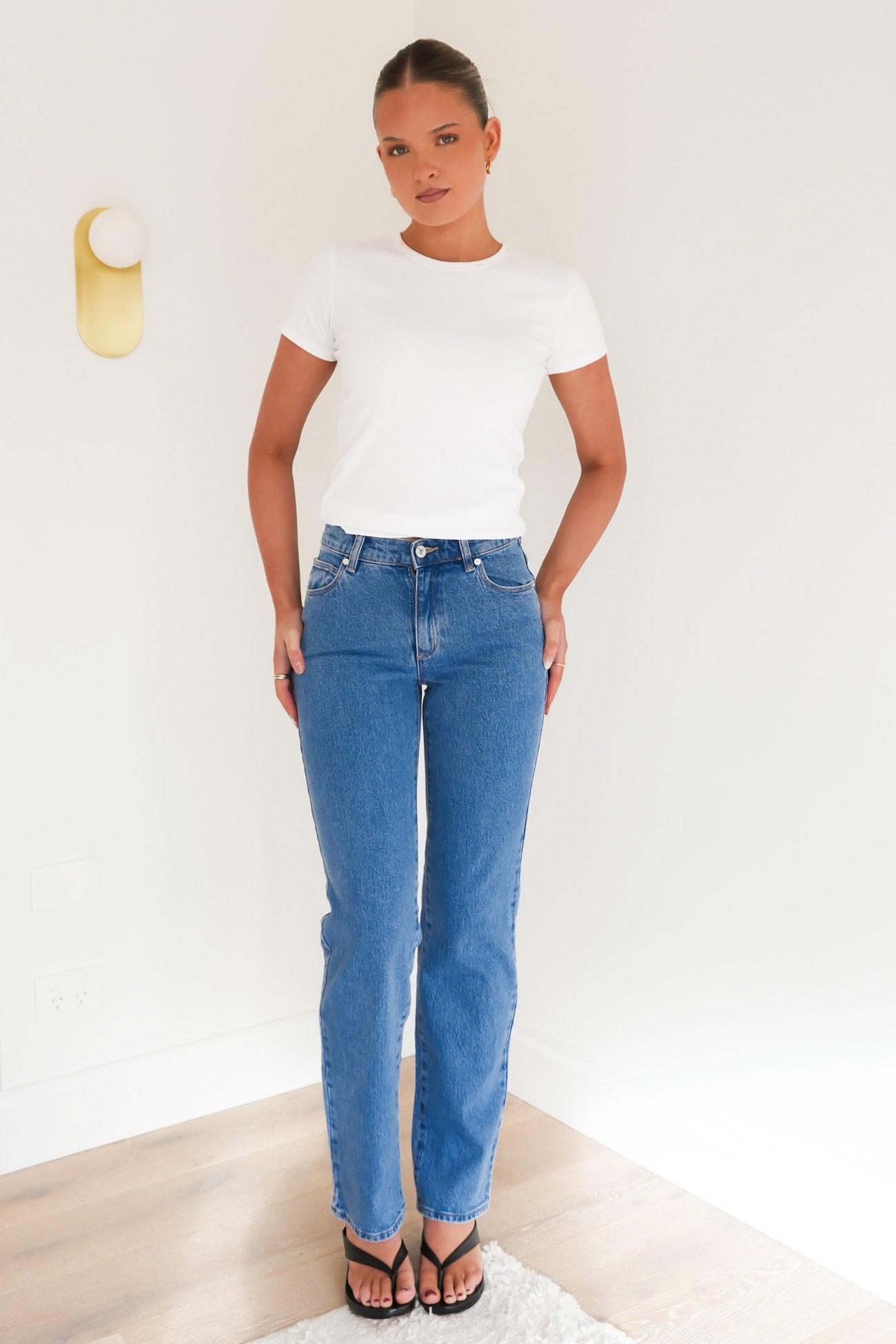 A 95 Mid Straight Jean Debbie