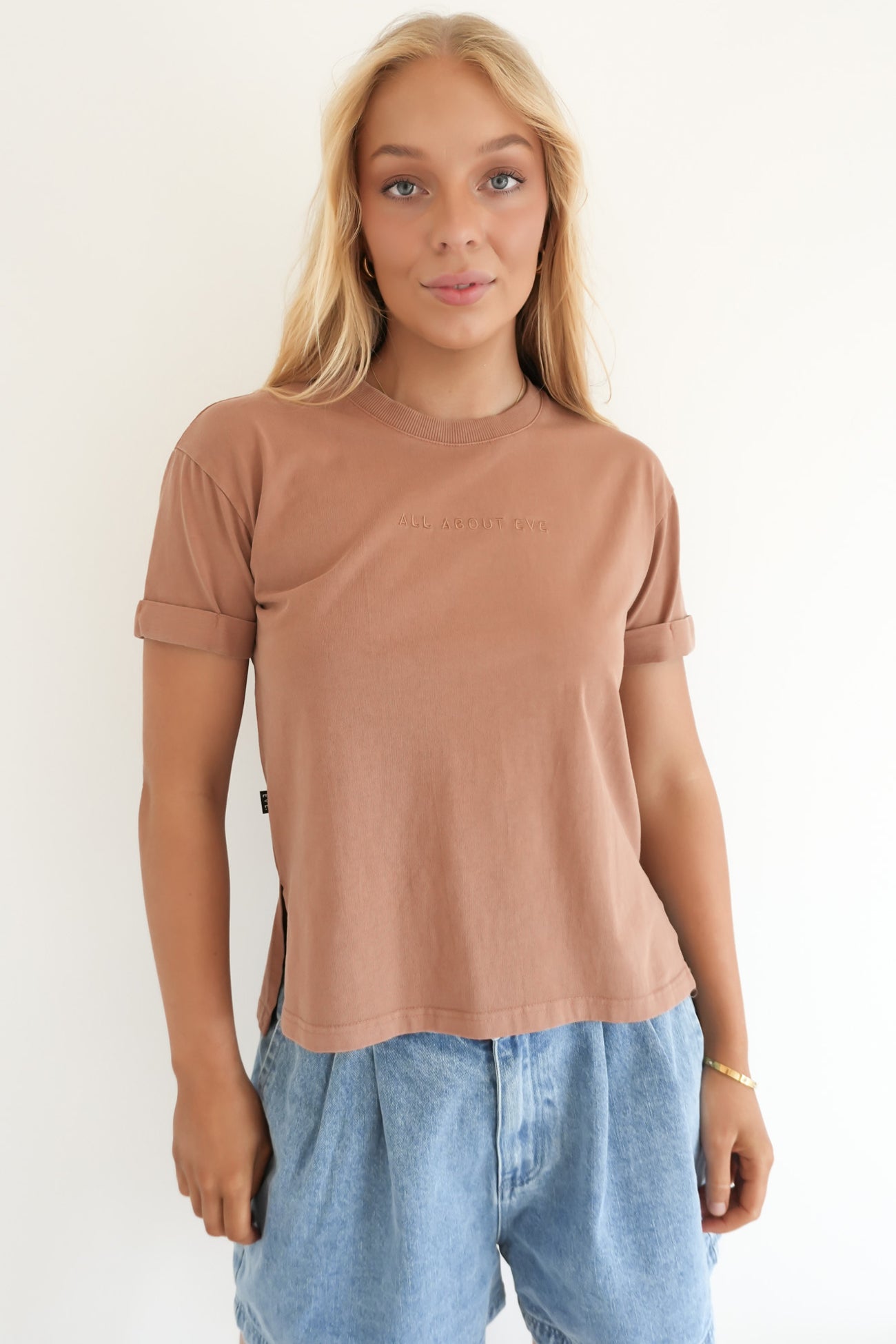 AAE Washed Tee Cinnamon