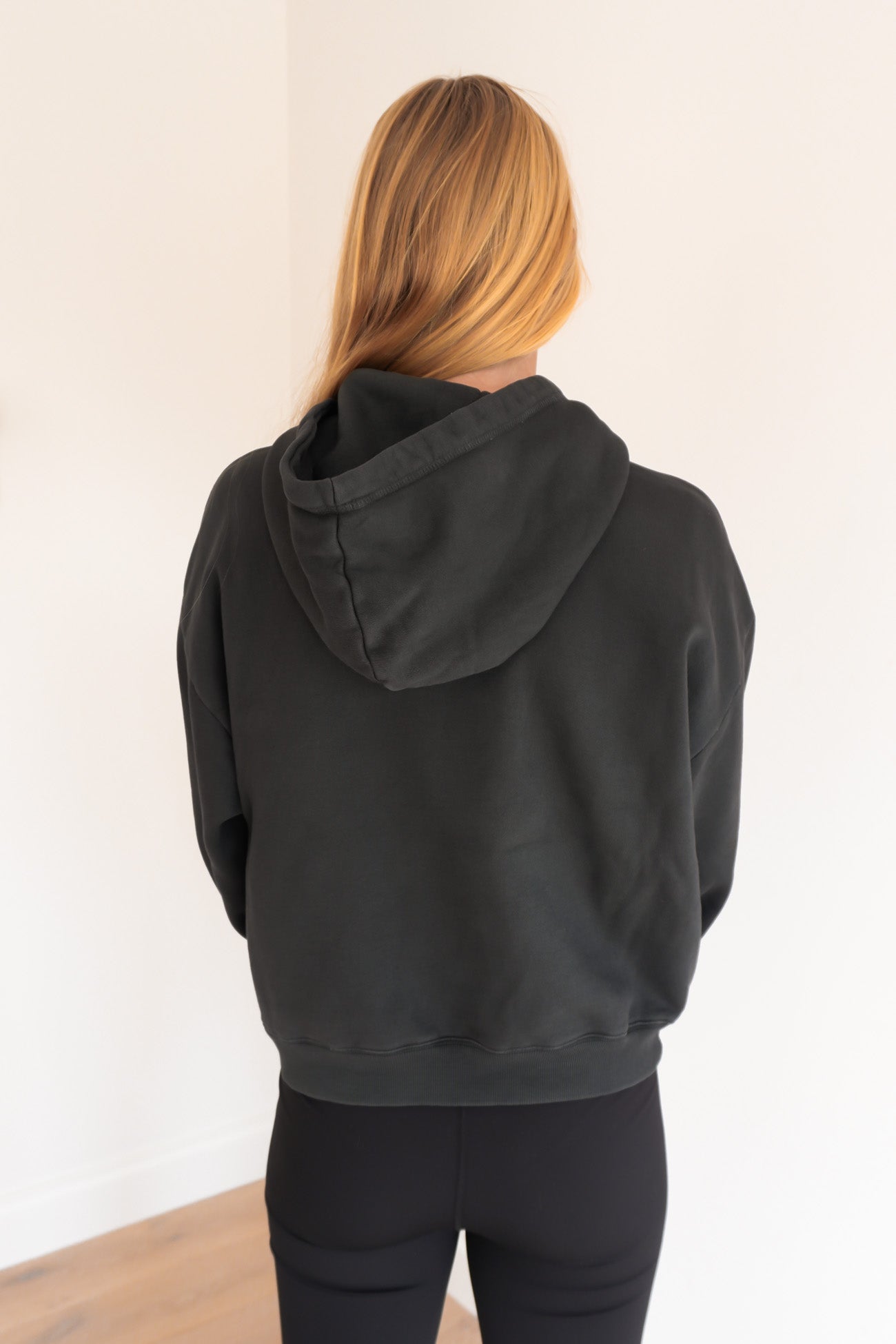 AAE Washed Box Hoodie Washed Black