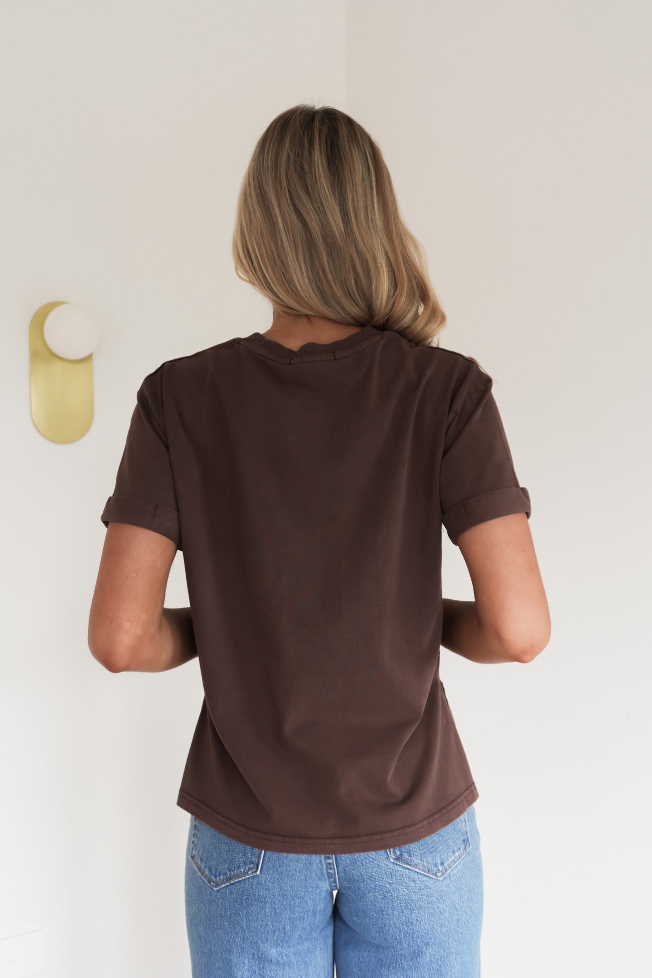 AAE Washed Tee Brown