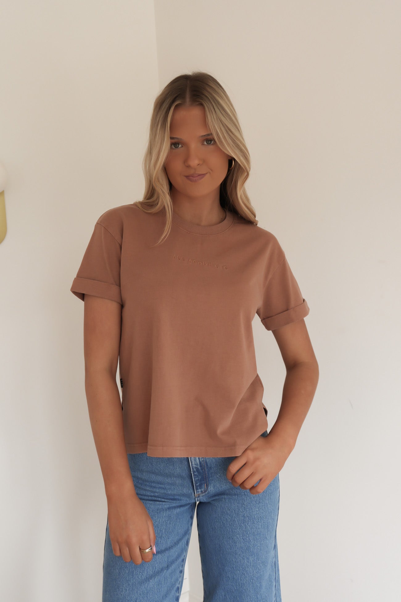 AAE Washed Tee Cinnamon
