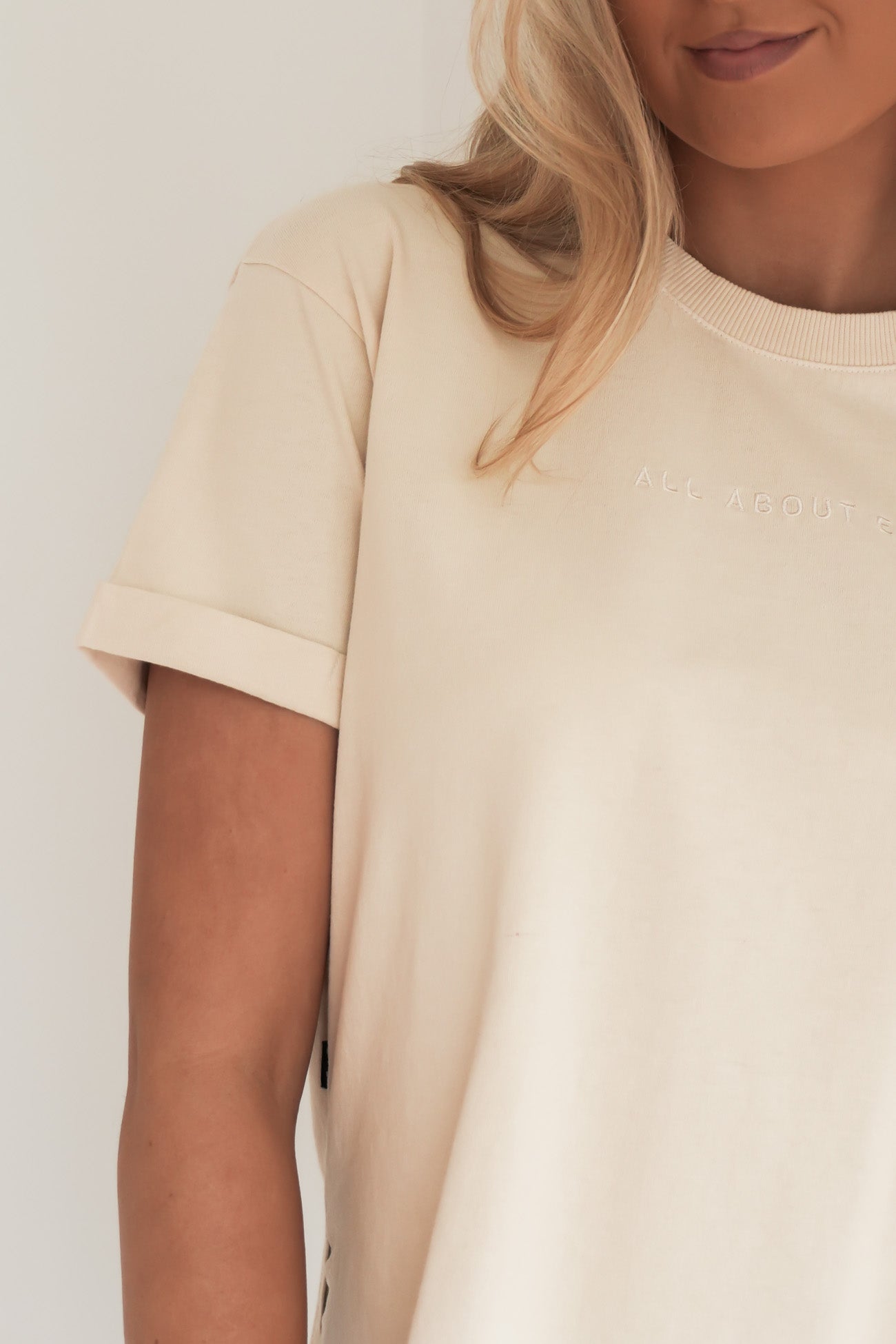 AAE Washed Tee Vanilla