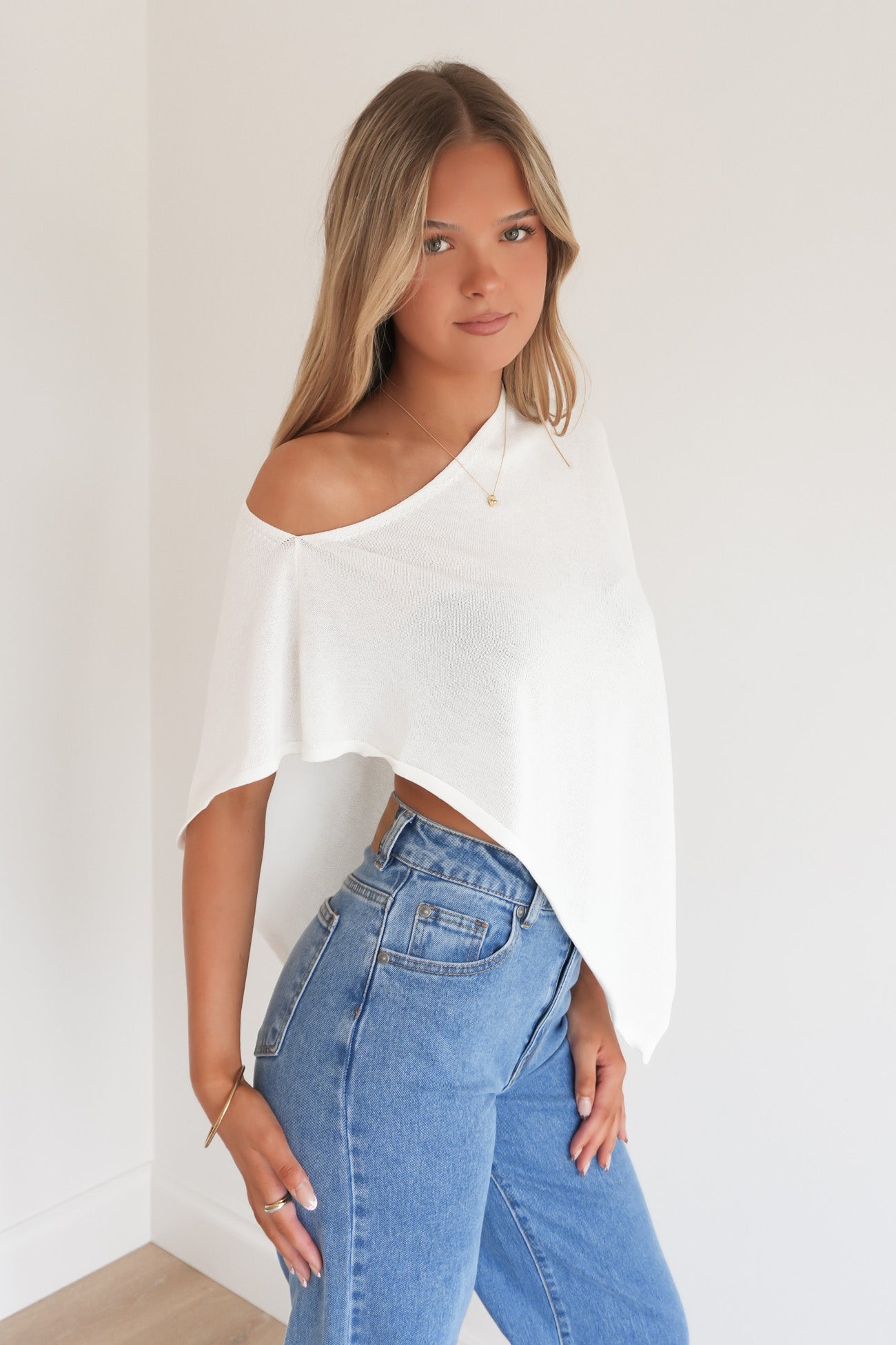 Aaliyah Top White