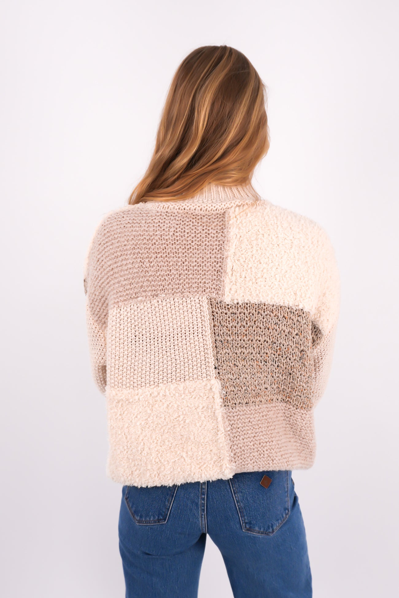 Abbie Knit Latte Ivory