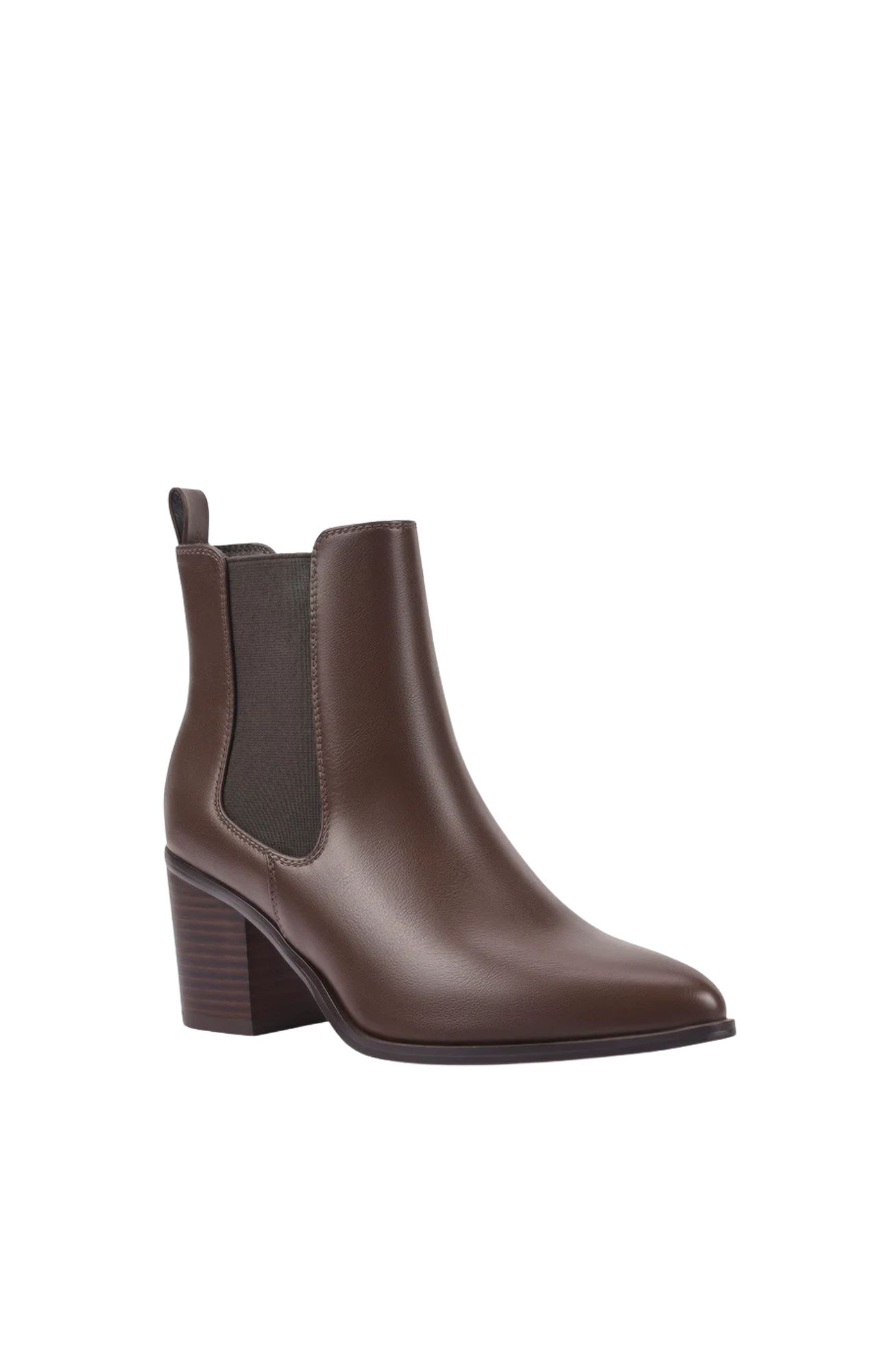 Abbie Chelsea Ankle Boots Chocolate Brown