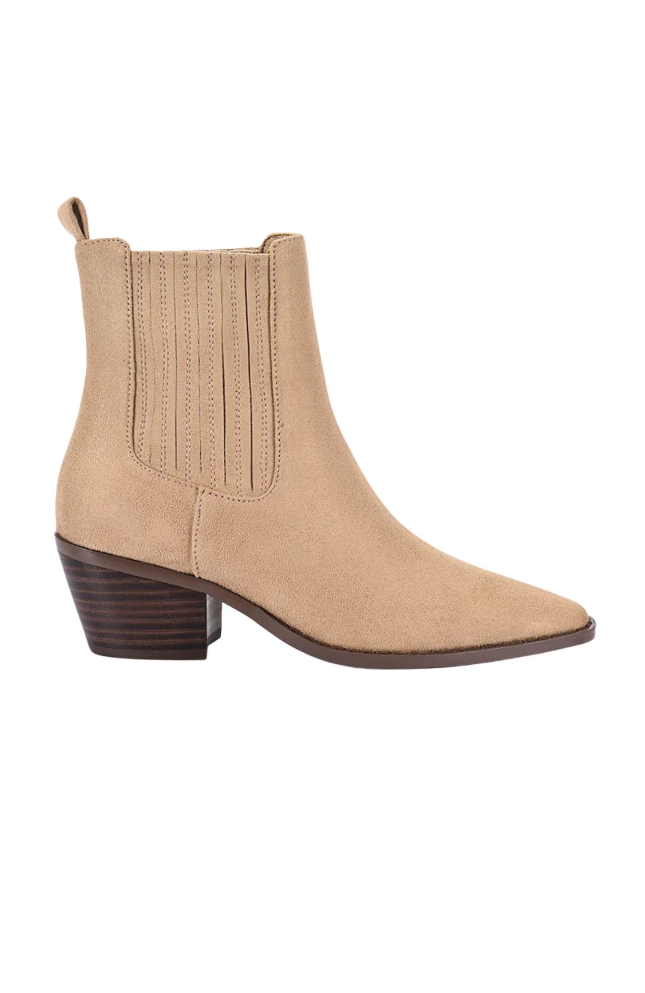 Dale Chelsea Ankle Boots Taupe Micro