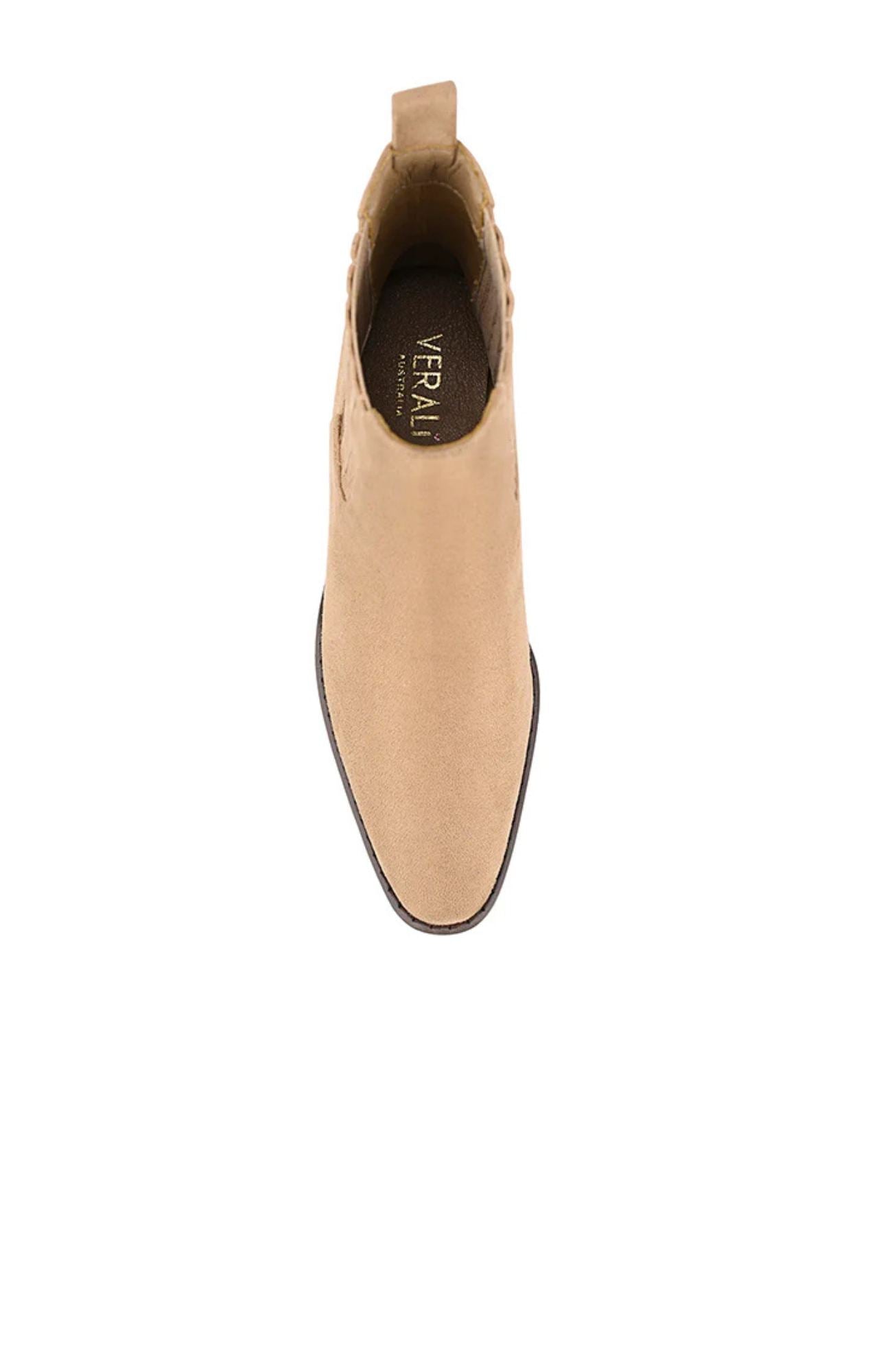 Dale Chelsea Ankle Boots Taupe Micro