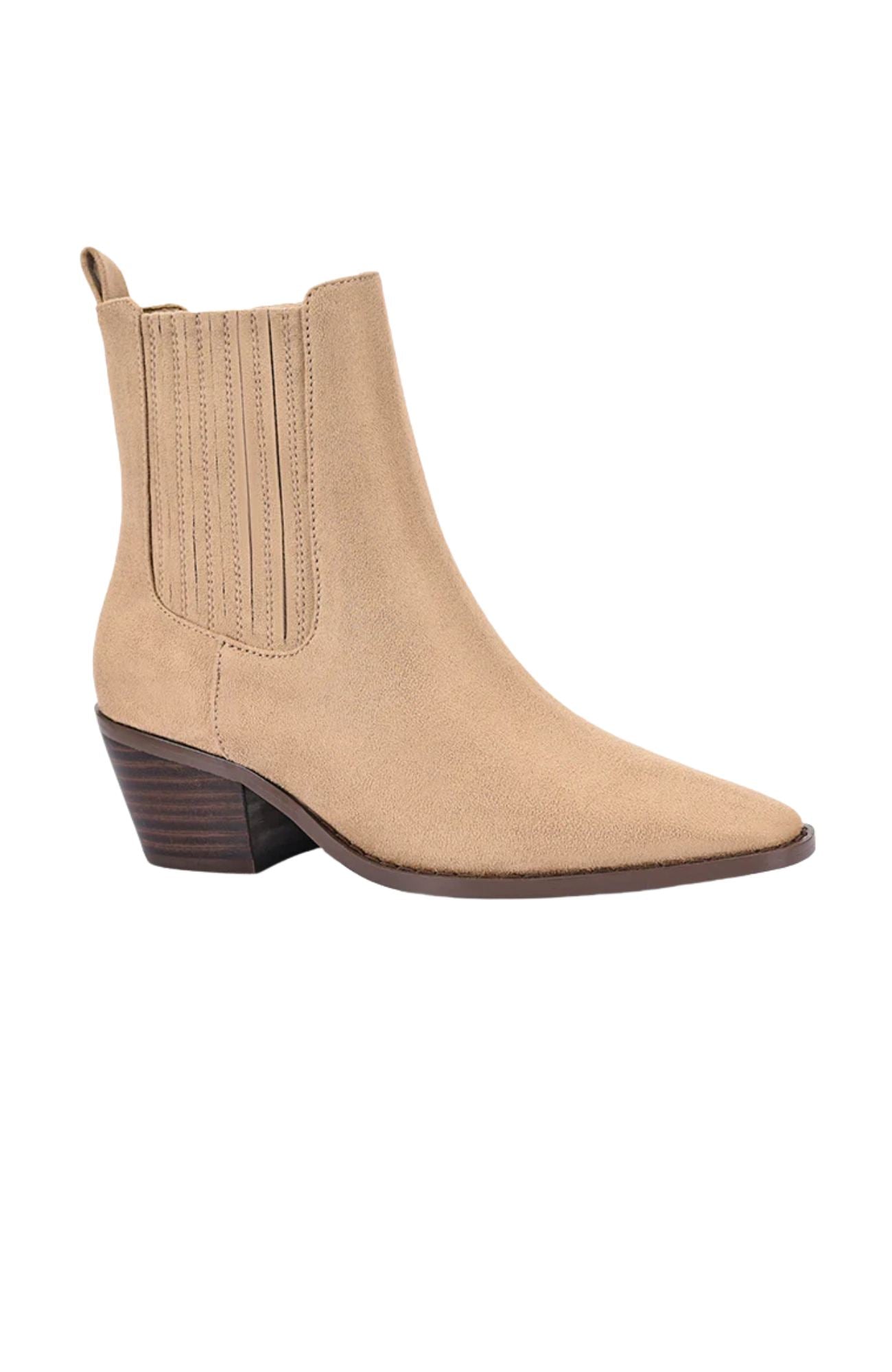 Dale Chelsea Ankle Boots Taupe Micro