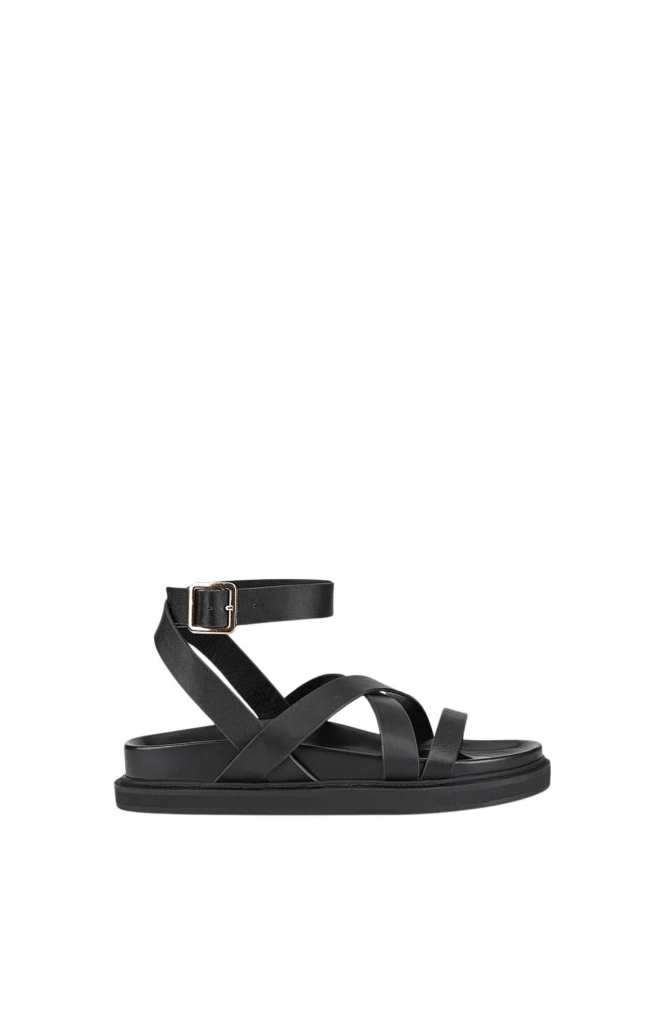Brianna Footbed Sandal Black