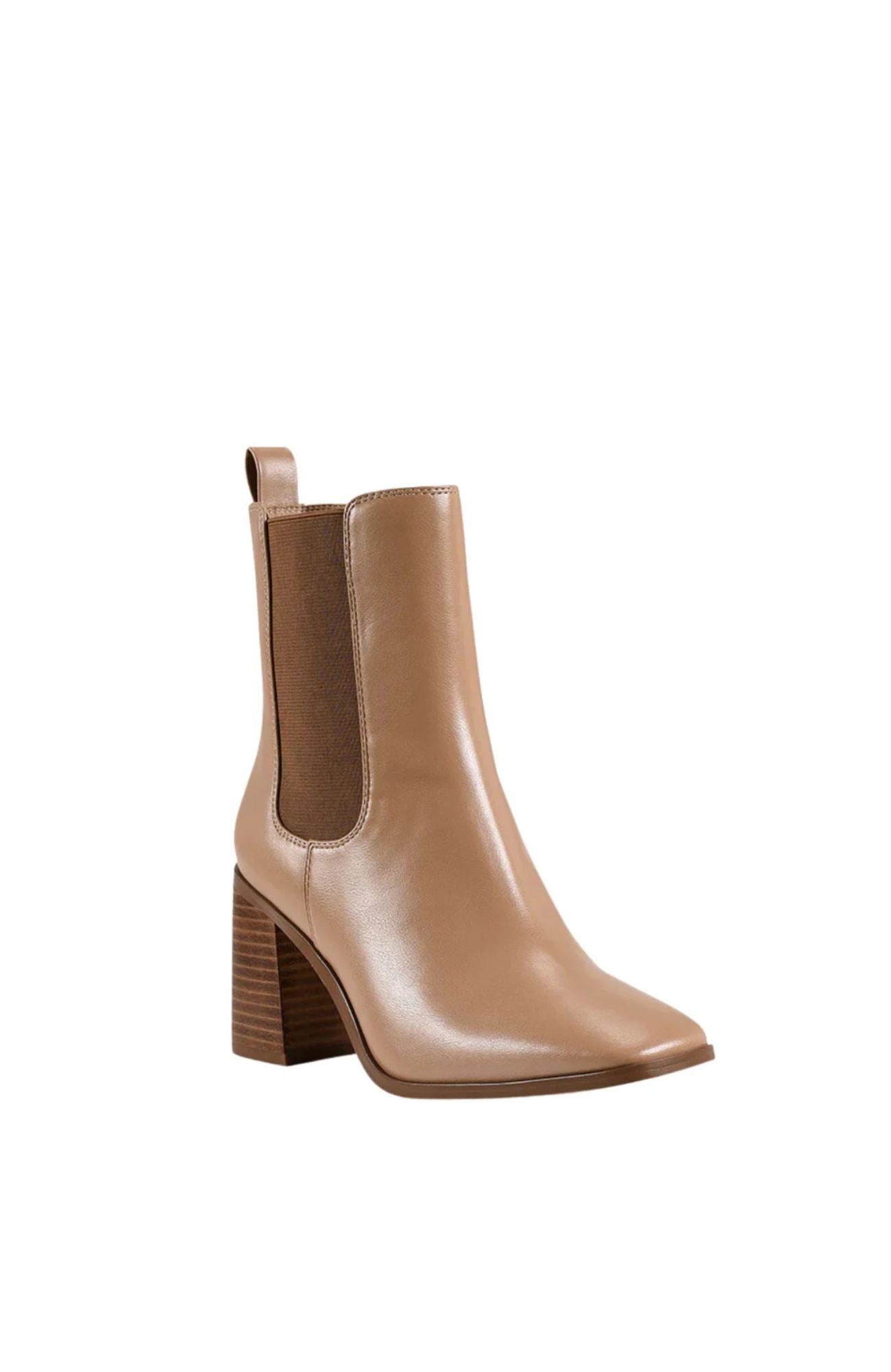 Link Chelsea Gusset Boot Dark Camel Smooth