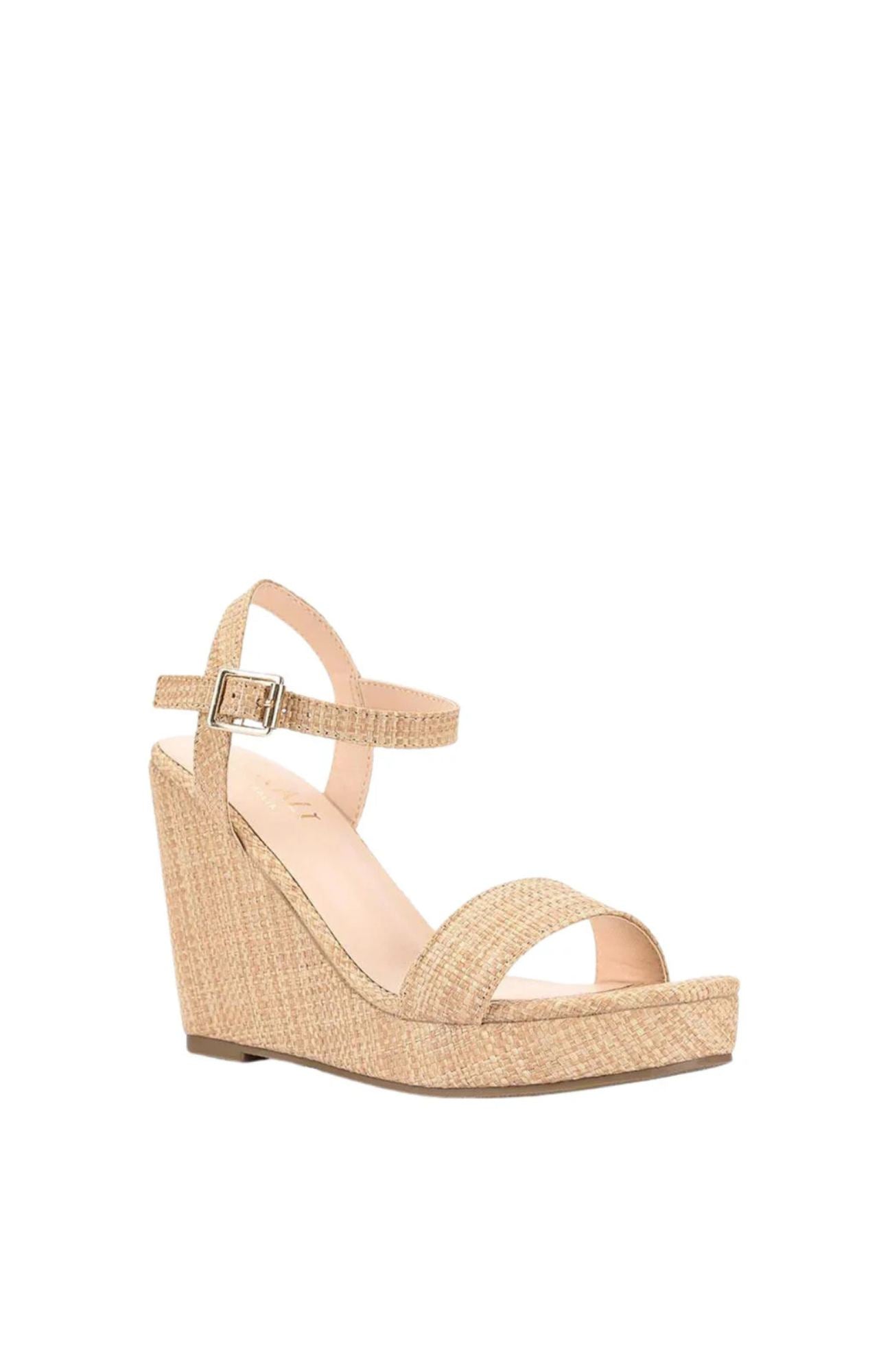 Amaya Wedge Natural Raffia