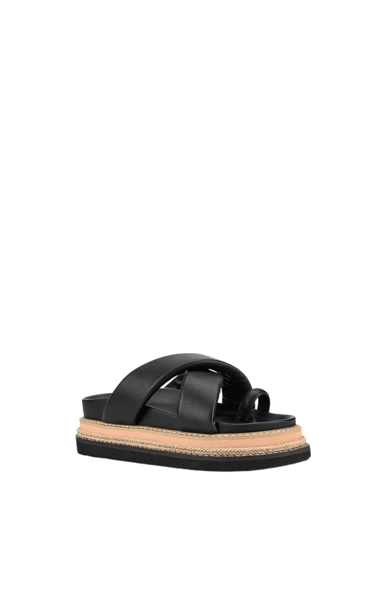 Thelma Flatform Slides Black