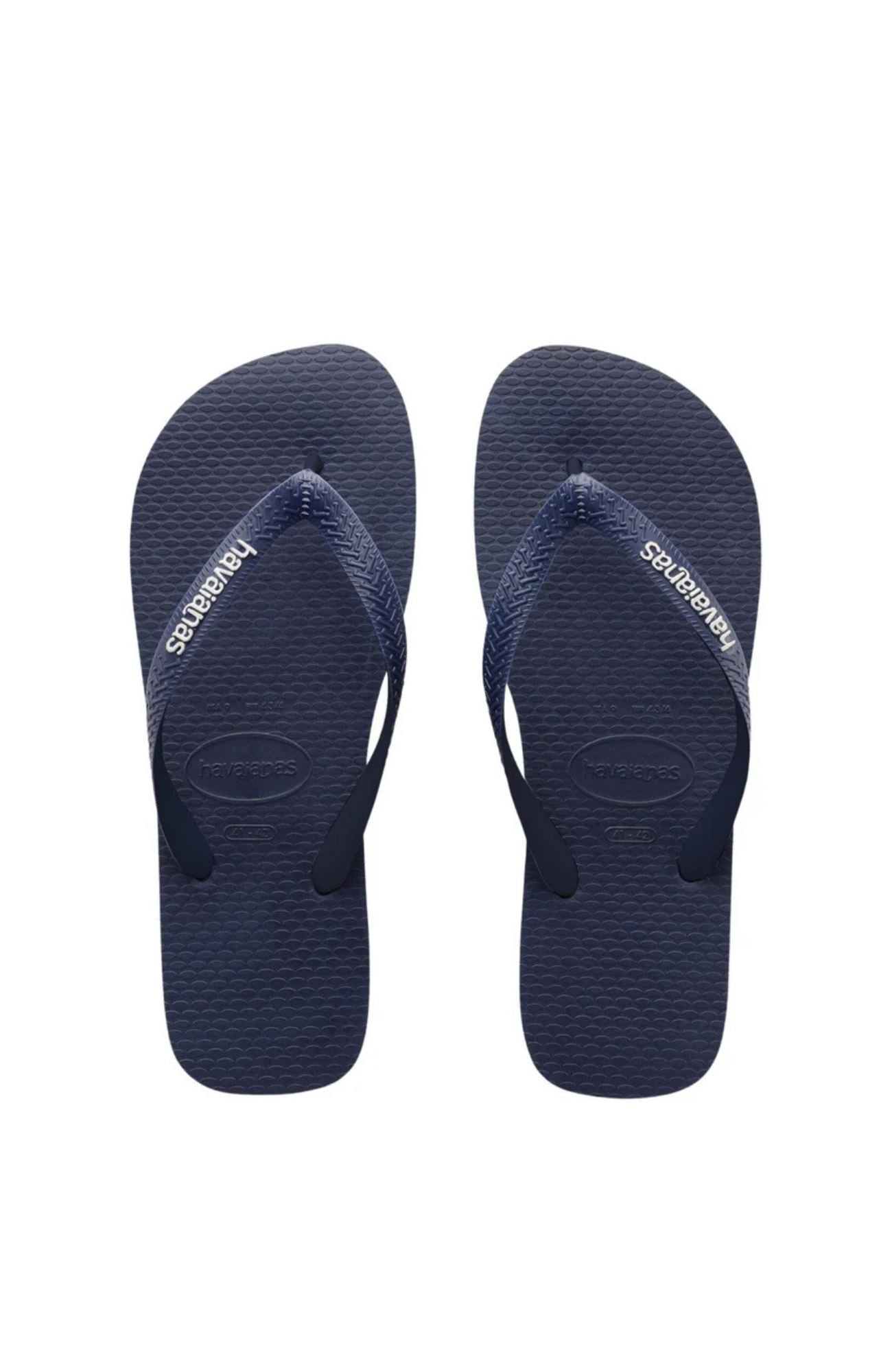 Rubber Logo Navy Blue White