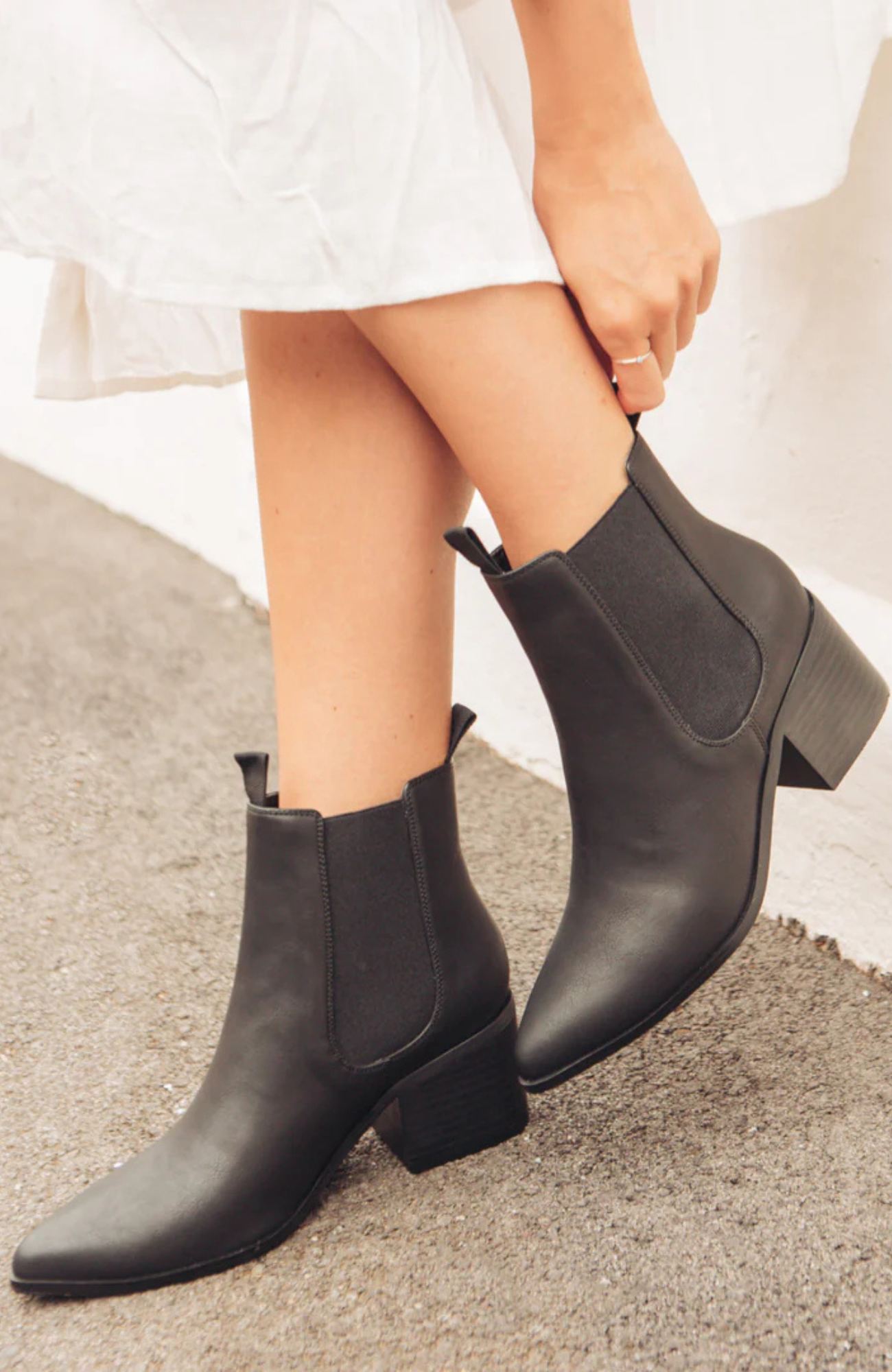 Filo Chelsea Ankle Boot Black Softee