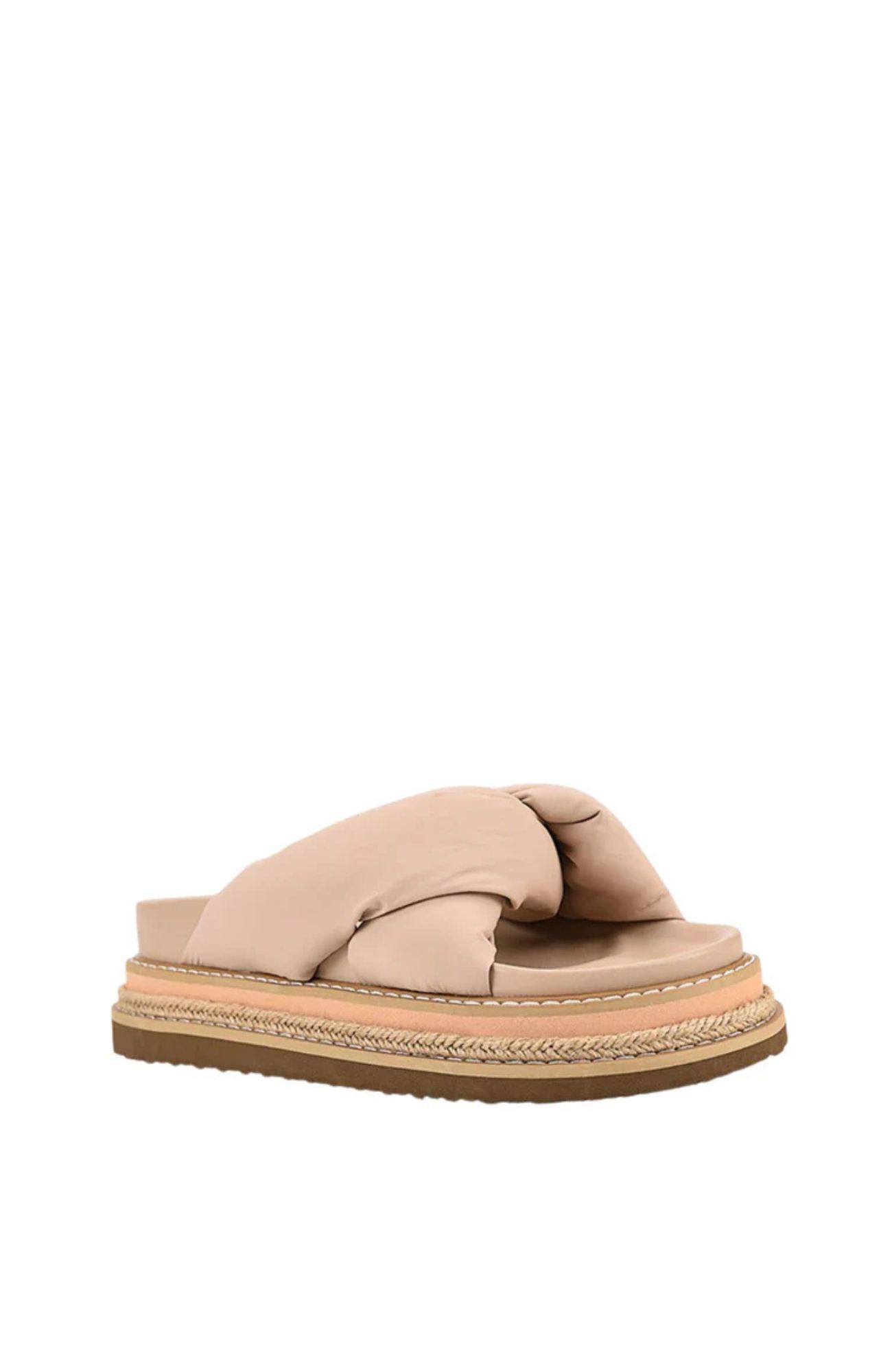Thames Flatform Slides Stone Beige