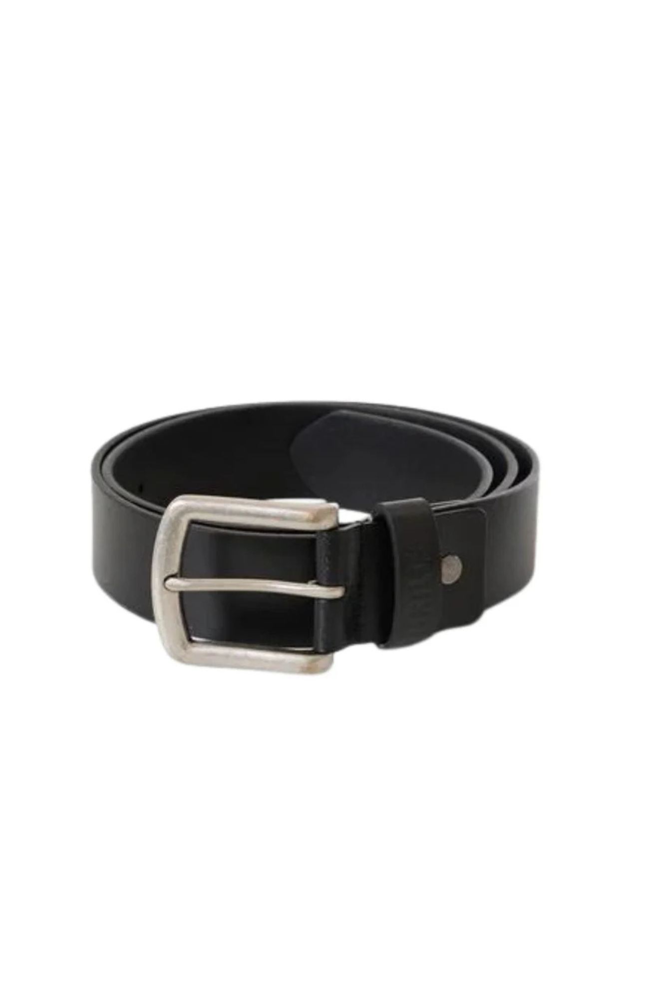 Thrills Leather Belt Black