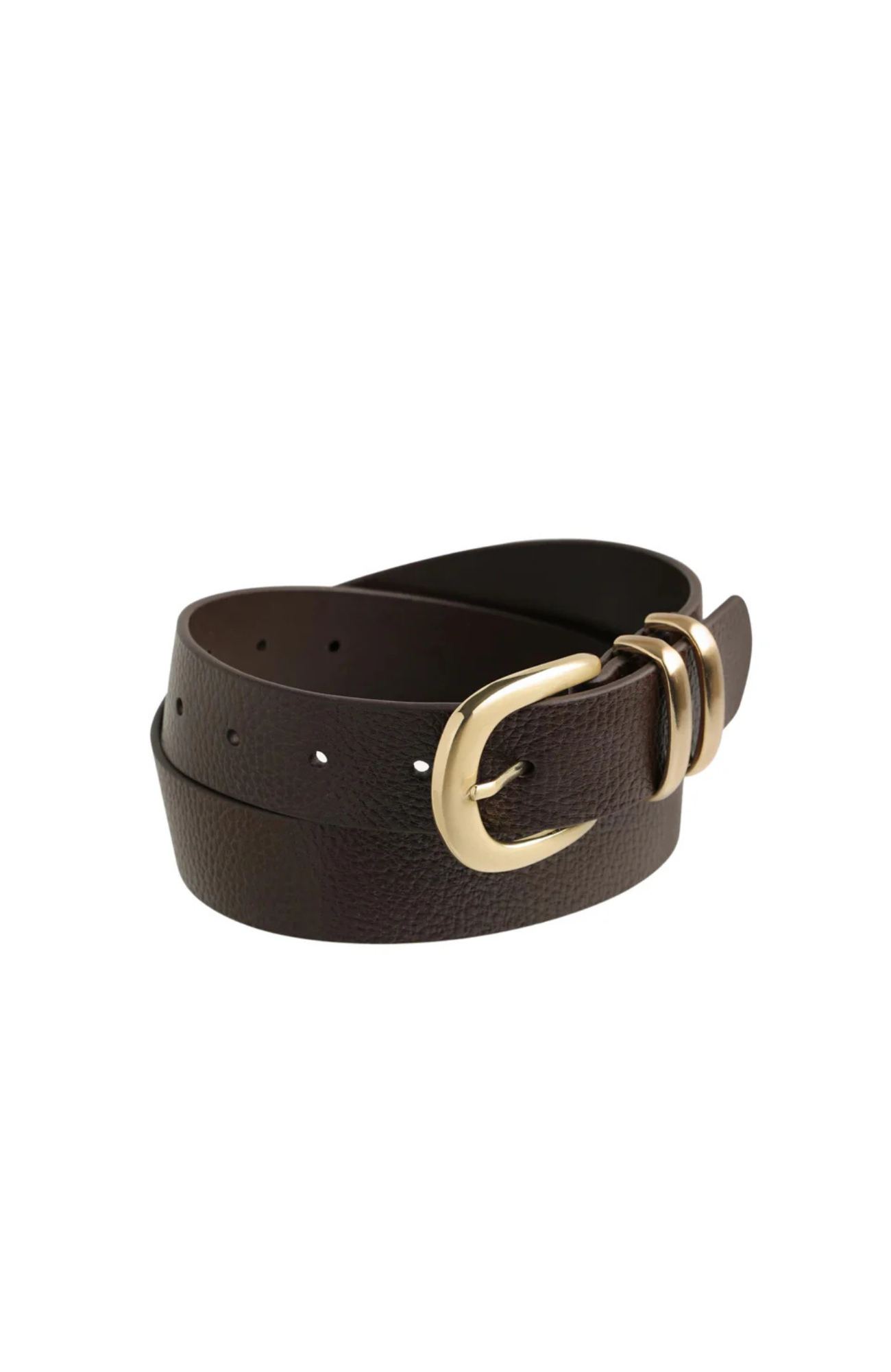 Let It Be Belt Choc Gold