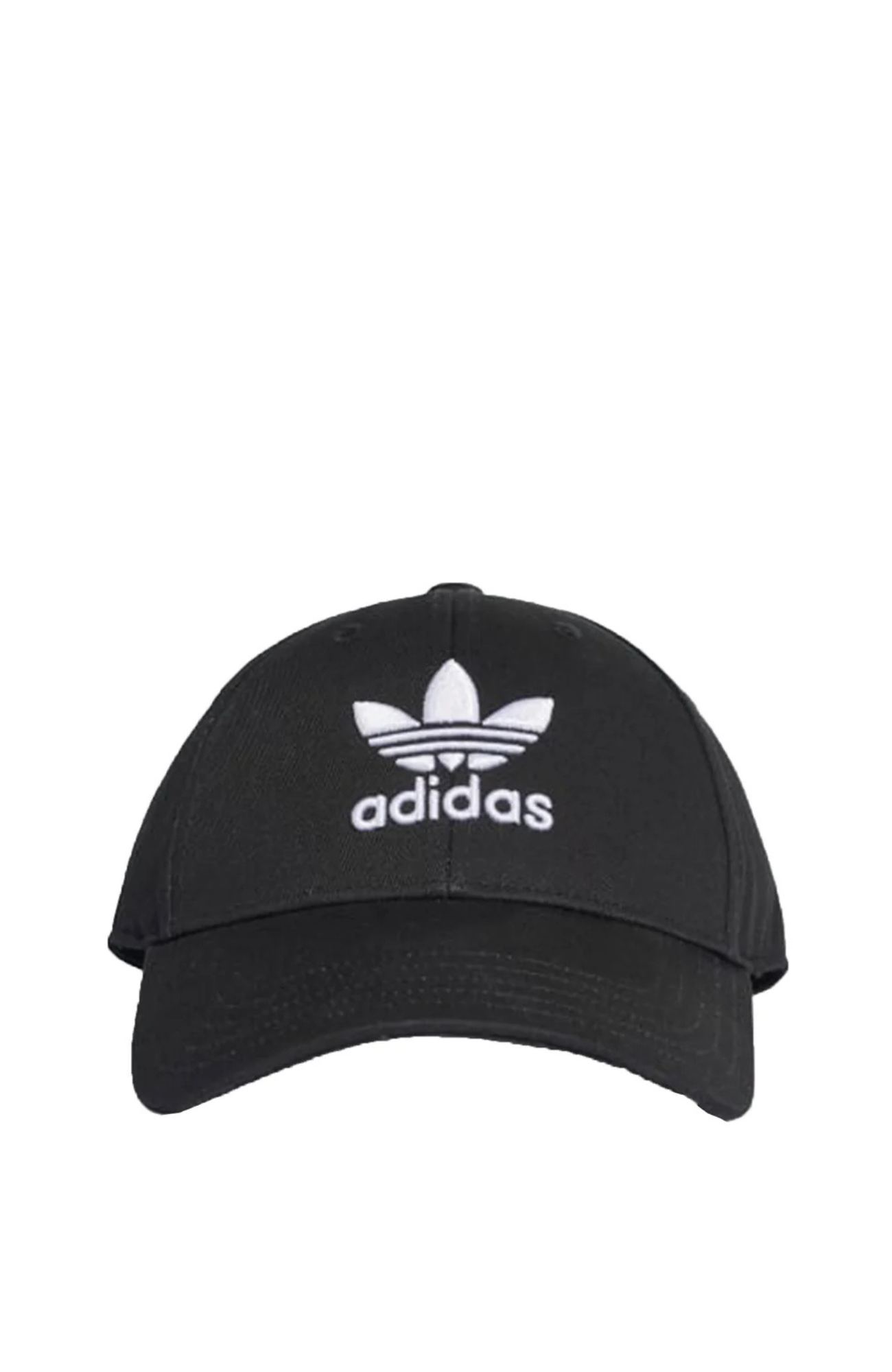 Trefoil Baseball Cap Black White