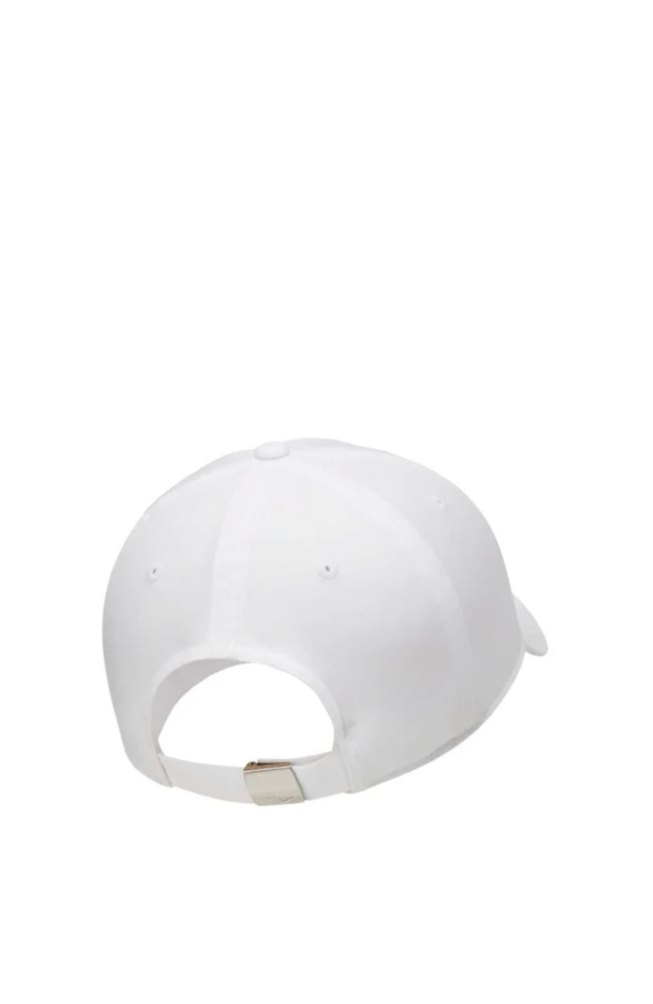 Nike Dri-FIT Club Unstructured Metal Swoosh Cap White