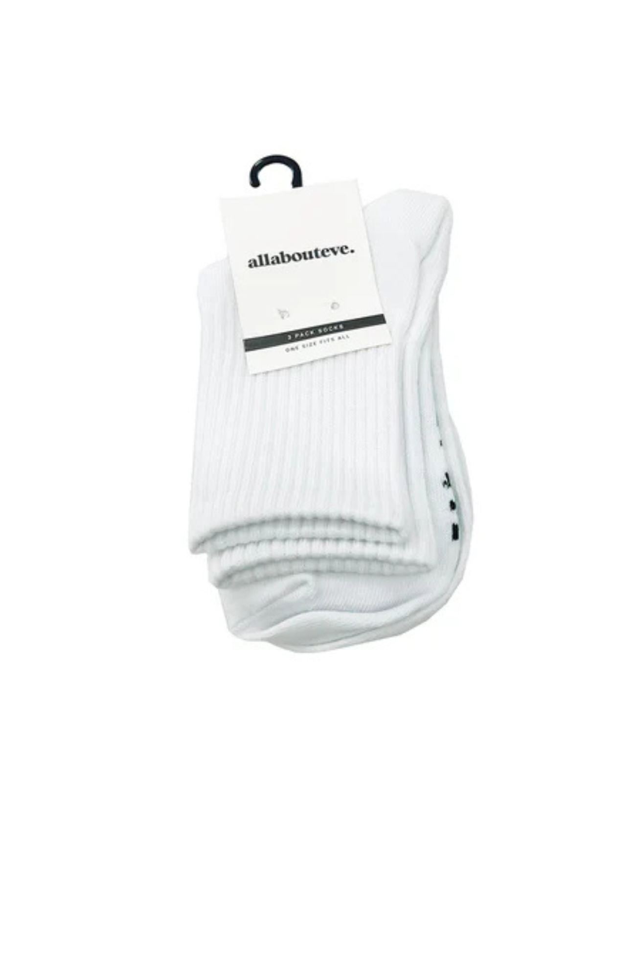 AAE Ankle Socks 3PK White