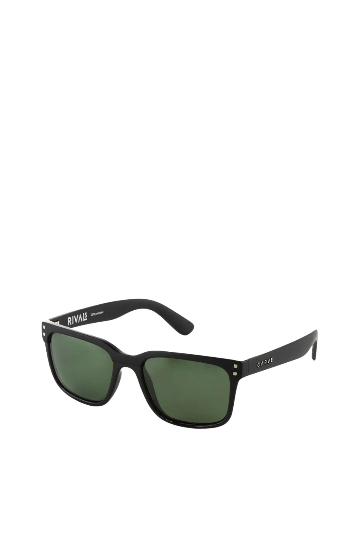 Rivals Gloss Black // Green Polarized Lens