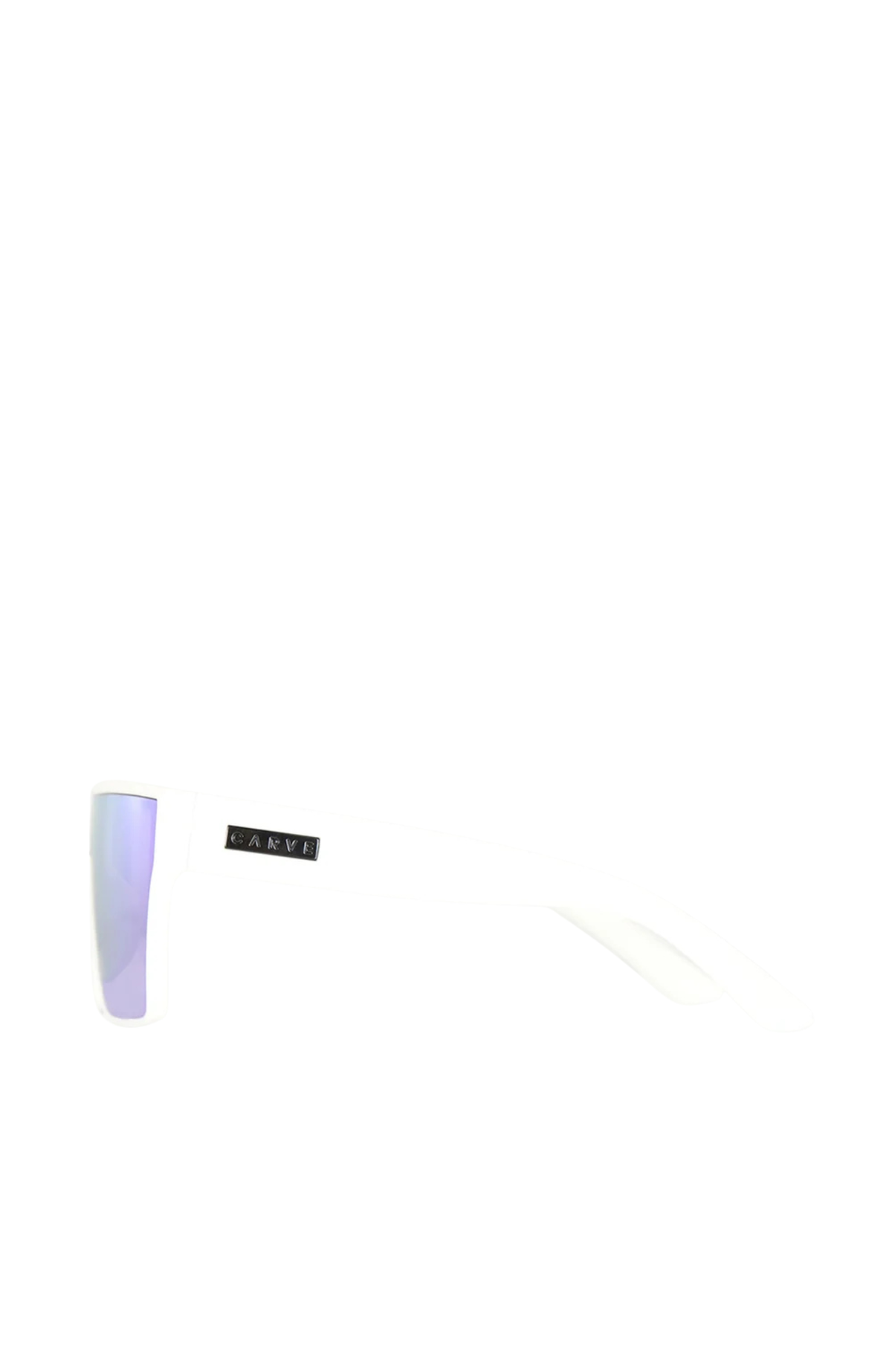 Voodoo Matte White // Grey Blue White Iridium Lens