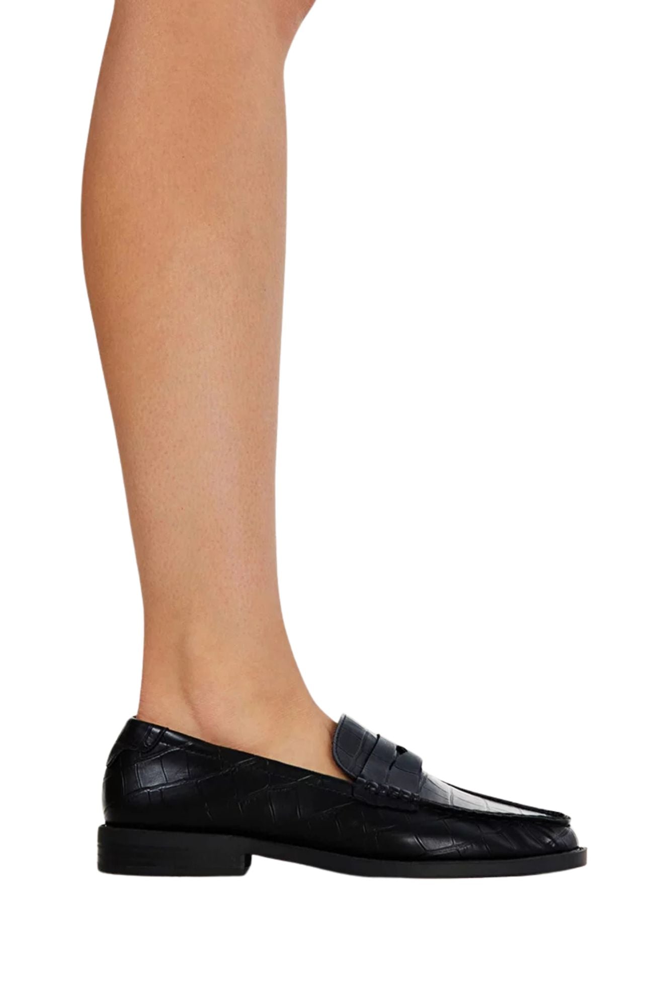 Quannah Loafer Black Croc