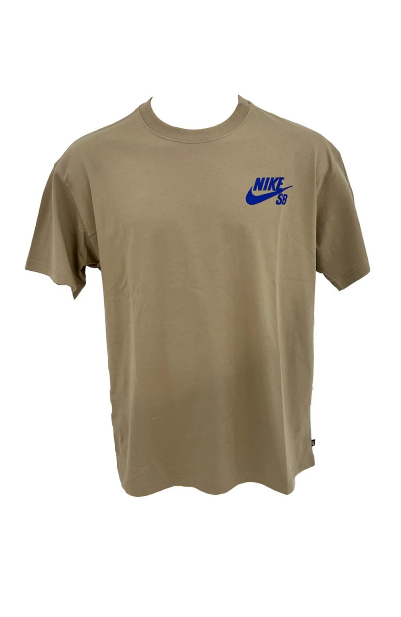 Nike SB Tee Logo Khaki Hyper Royal