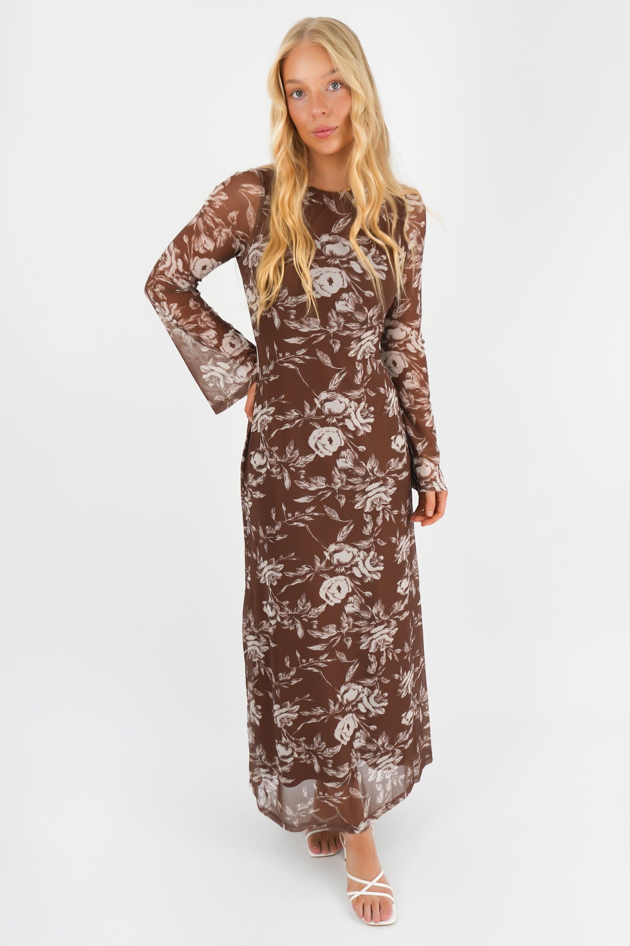 Achsah Maxi Dress Brown