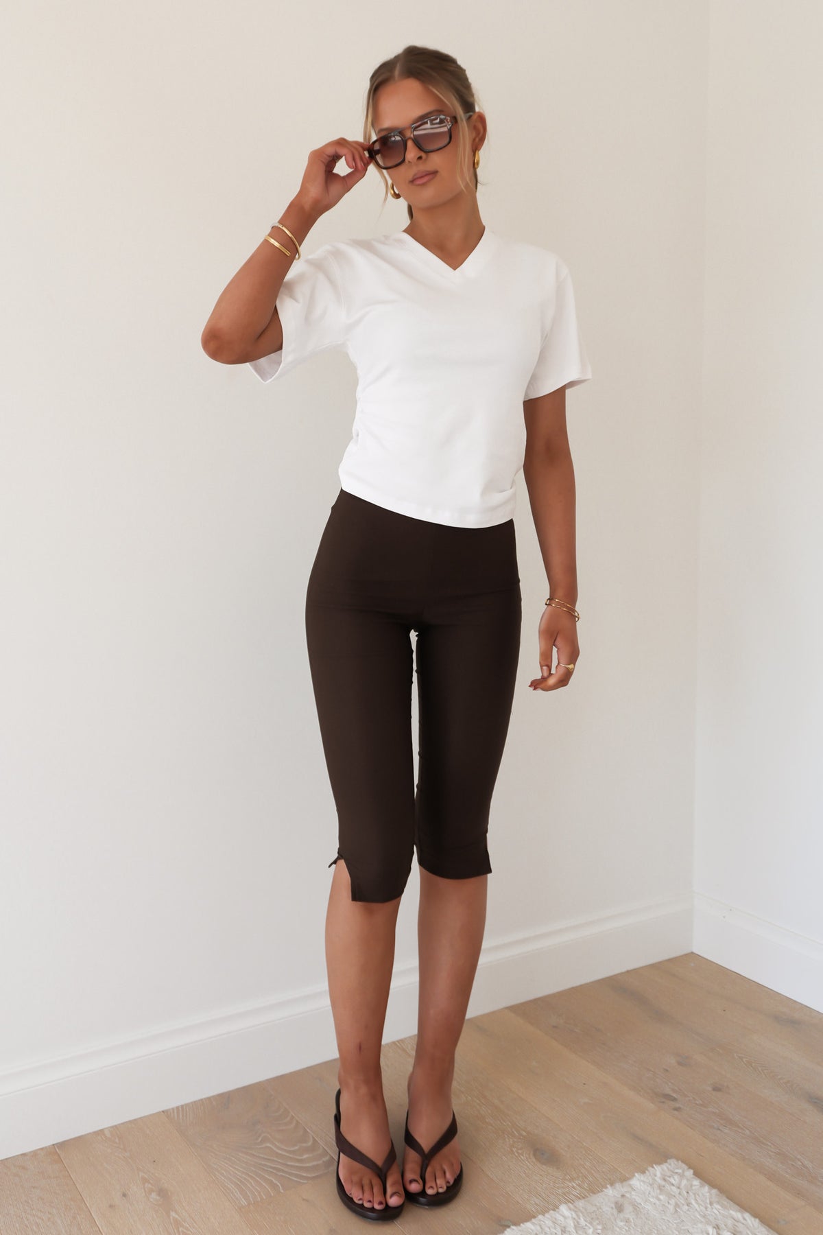 Addison Capri Pant Chocolate