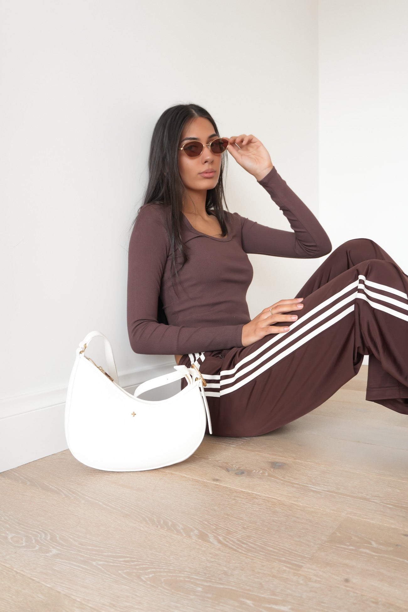 Adicolor Classic Firebird Loose Track Pants Auburn Cream White