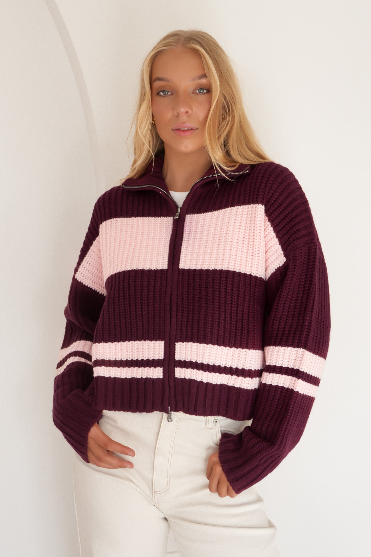 Aida Knit Thru Wine
