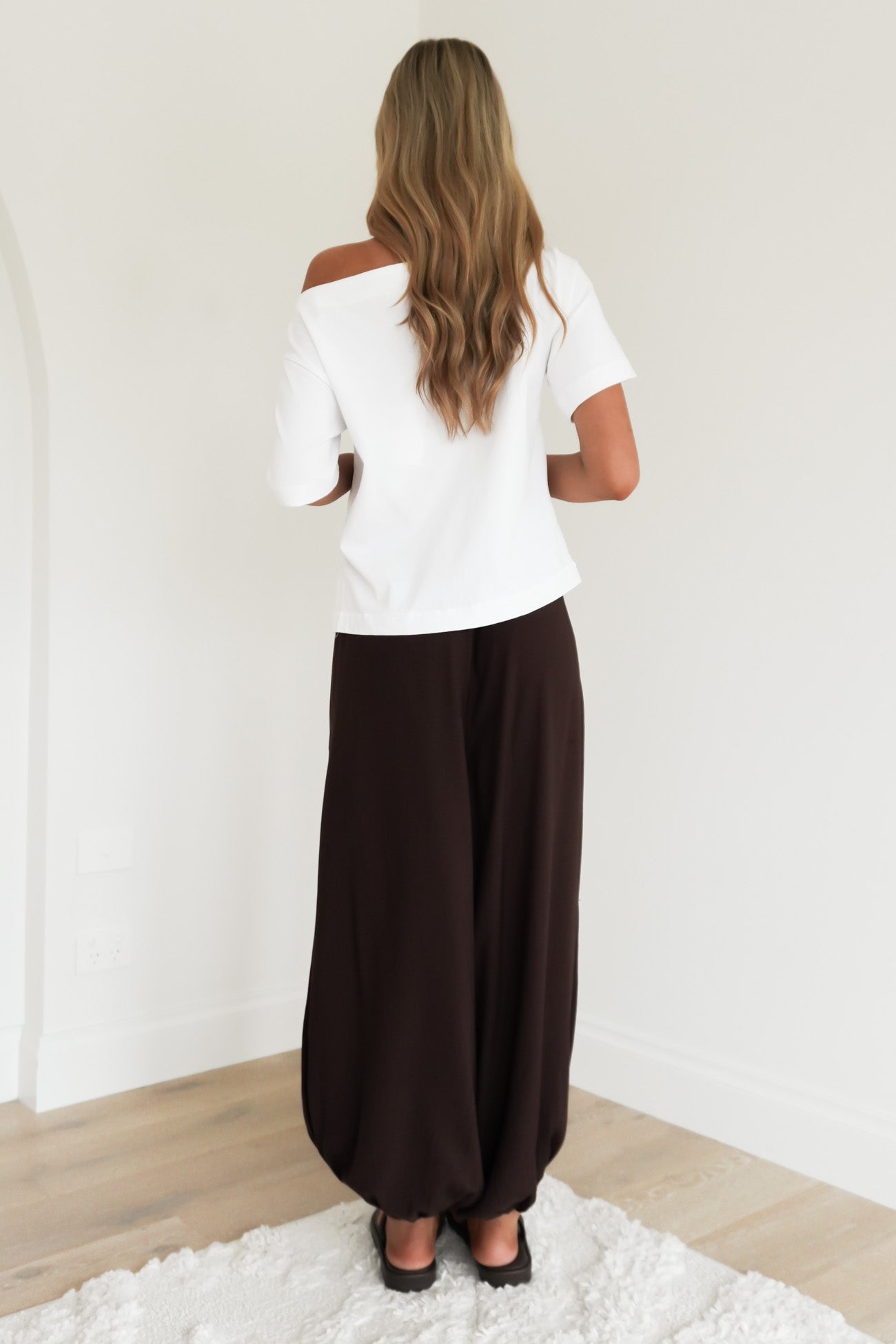 Aila Balloon Pant Chocolate