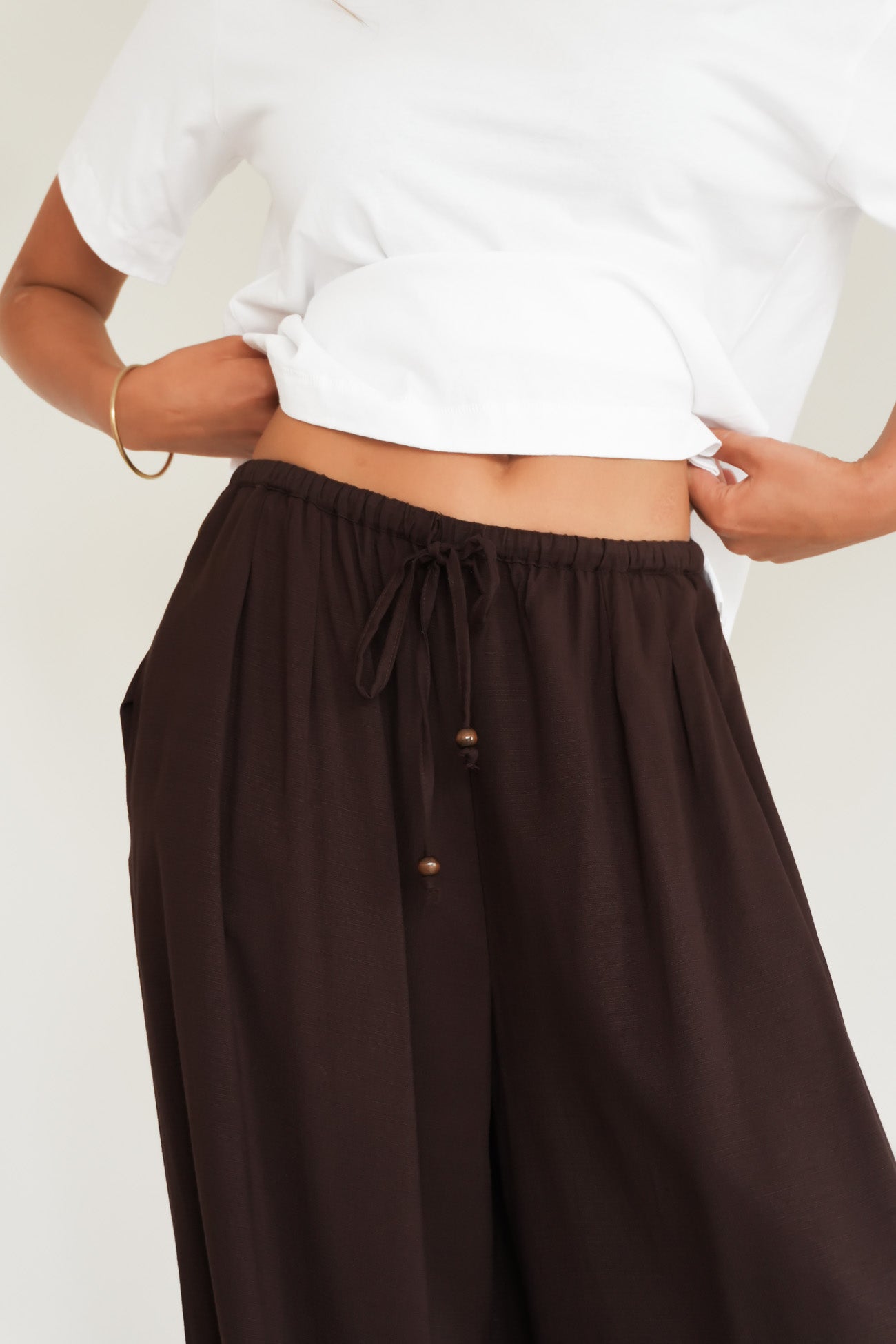 Aila Balloon Pant Chocolate
