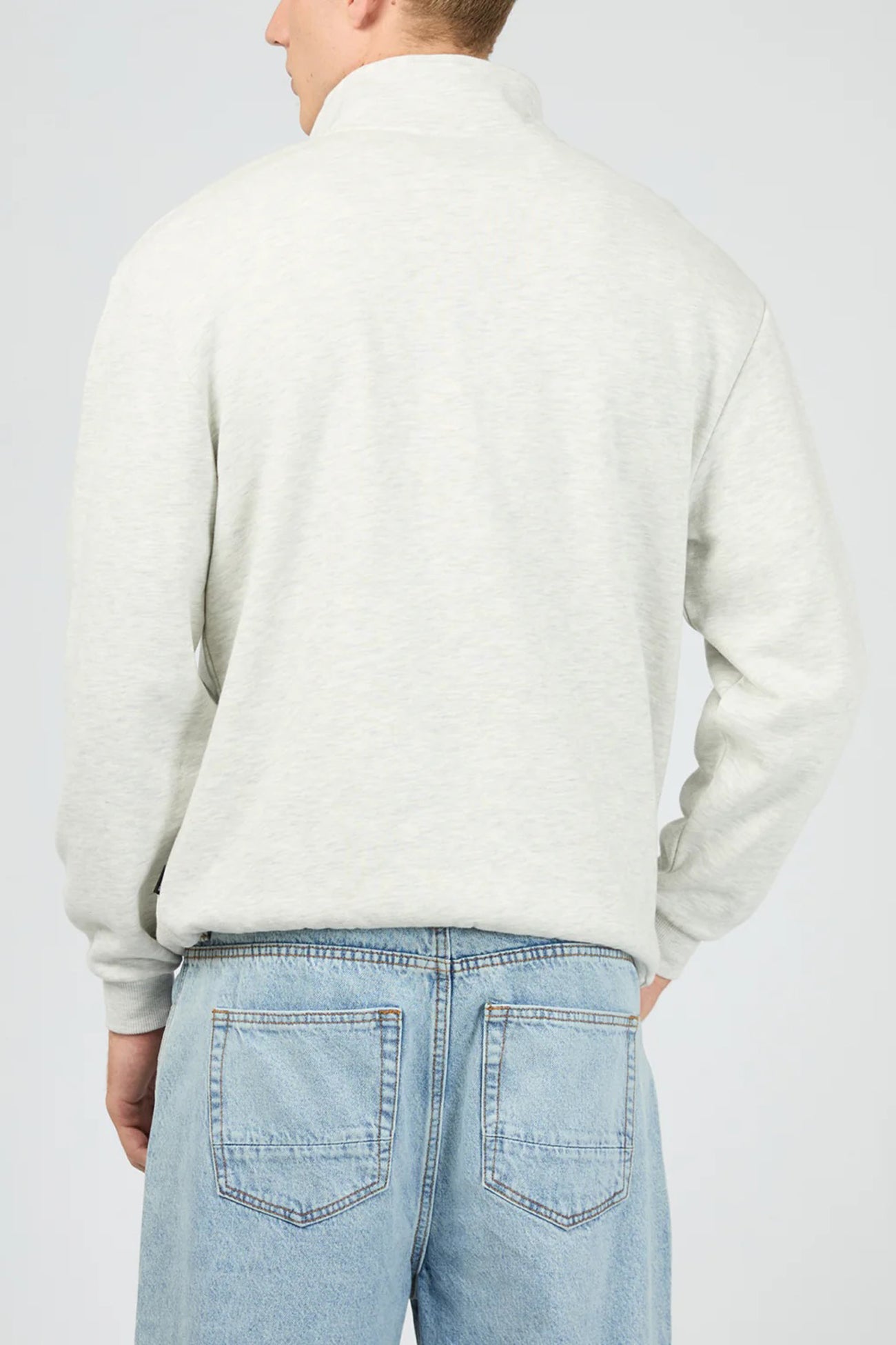 Airlock Quarter Zip Stone Marle b