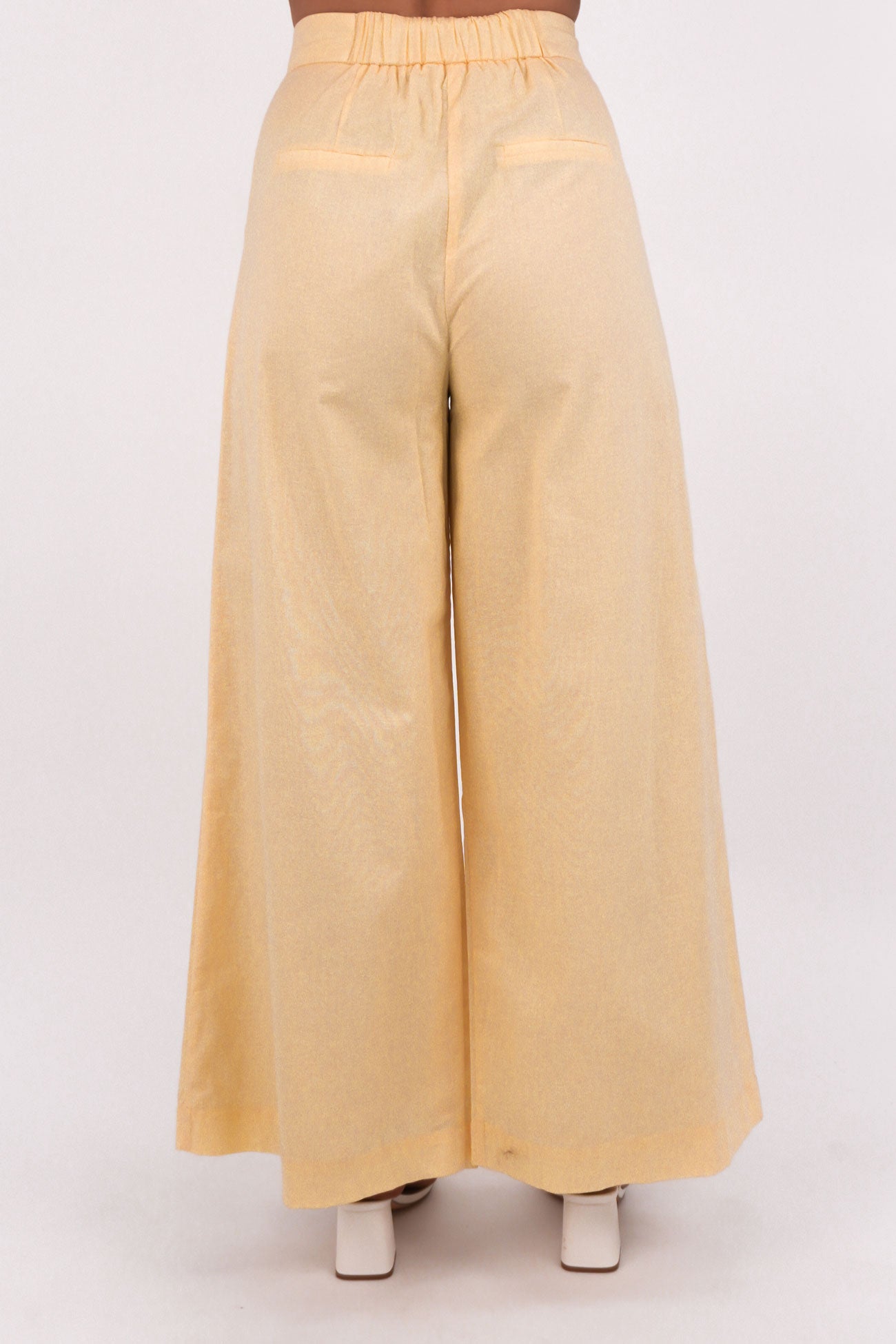 Alessa Linen Pant Yellow