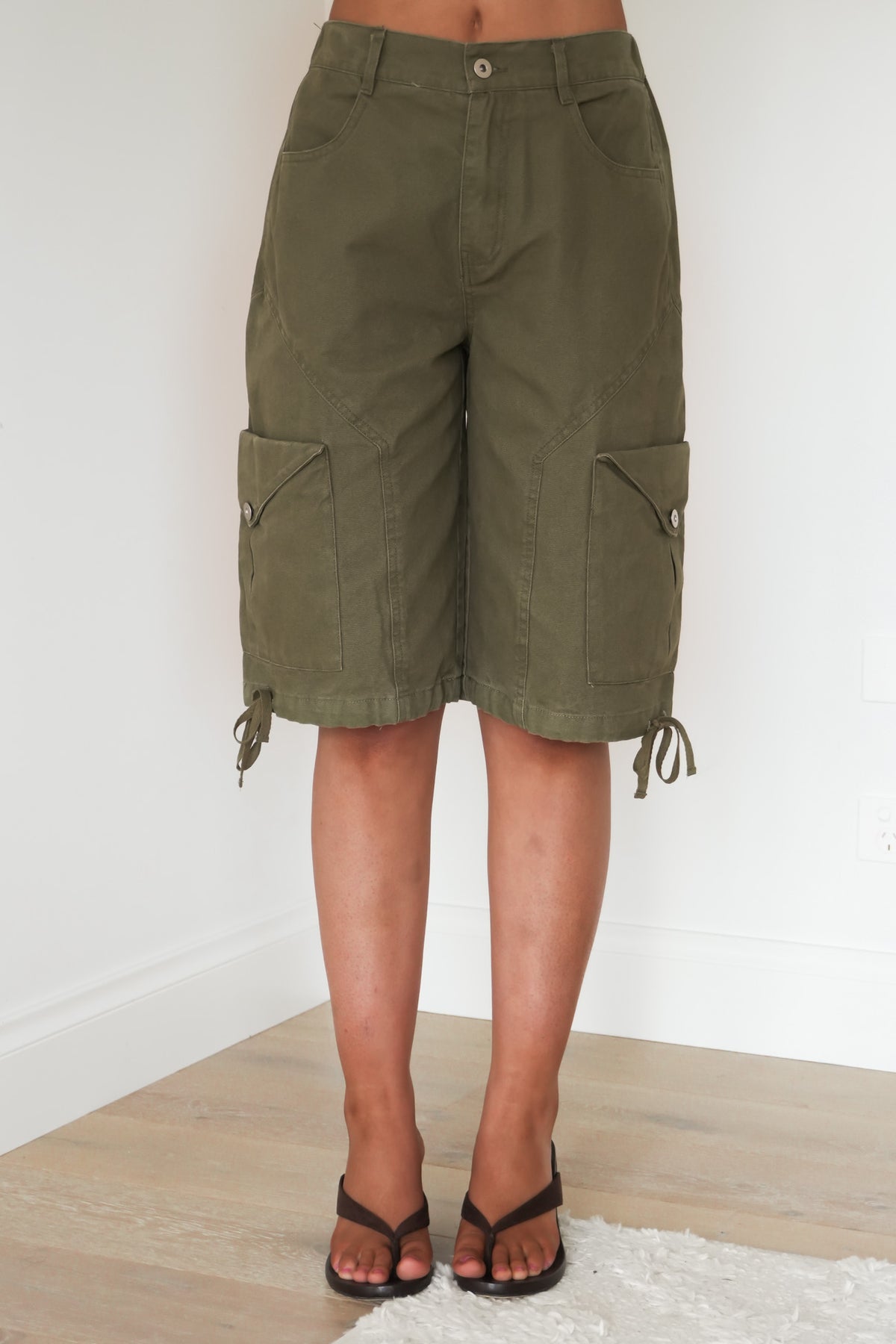 Alexia Cargo Jort Khaki