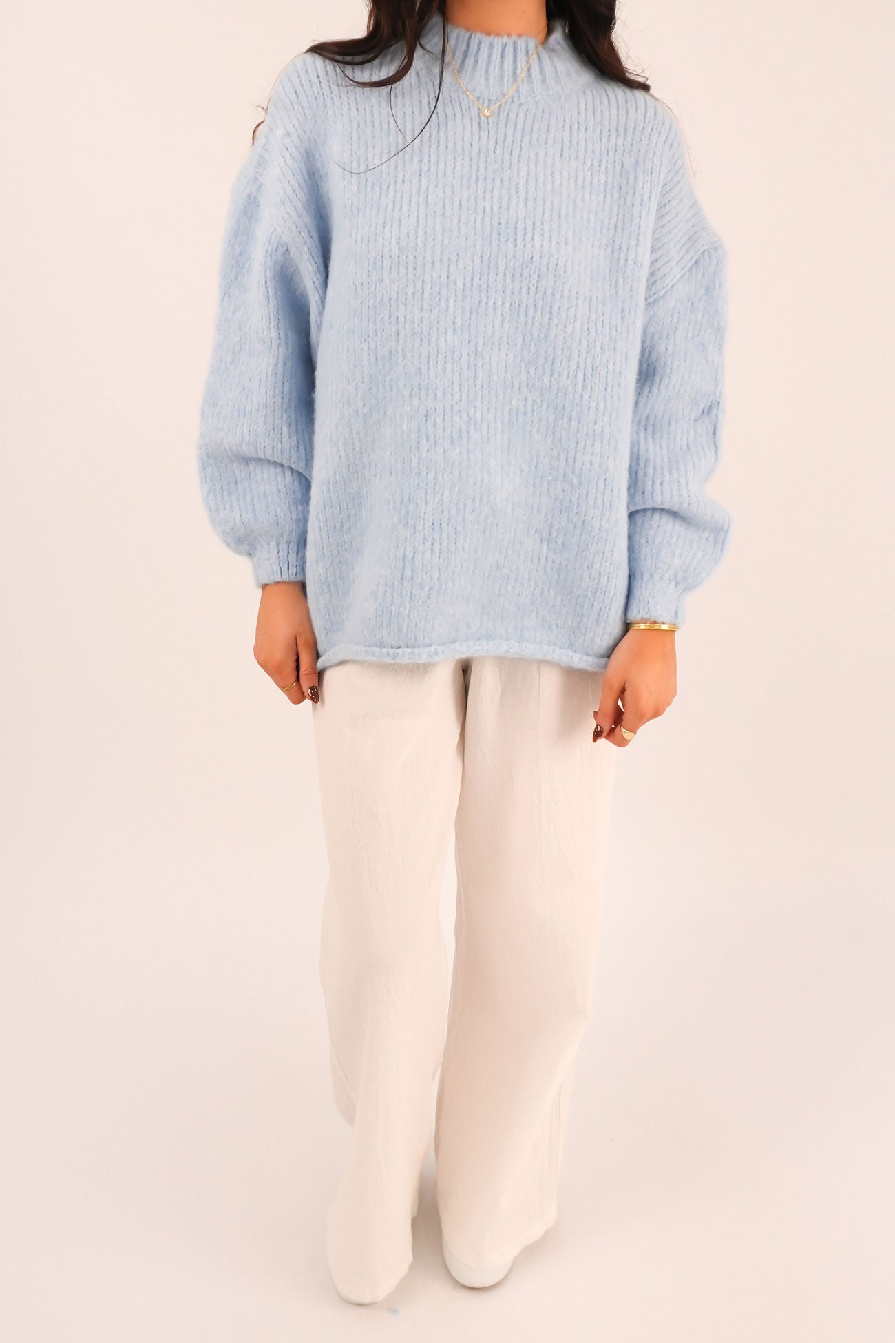 Alfie Knit Jumper Blue