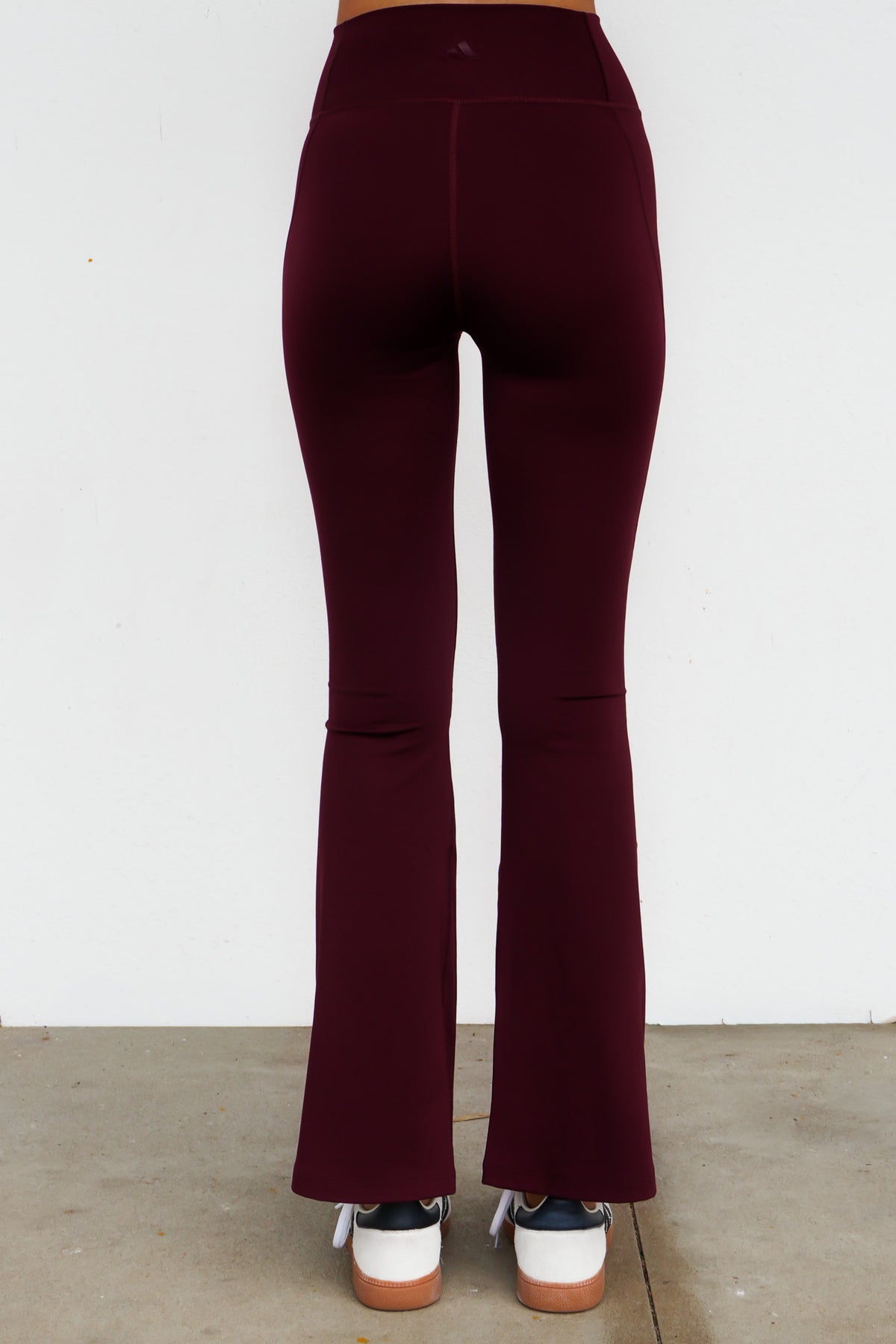 All Me Essentials Flare Leggings Maroon