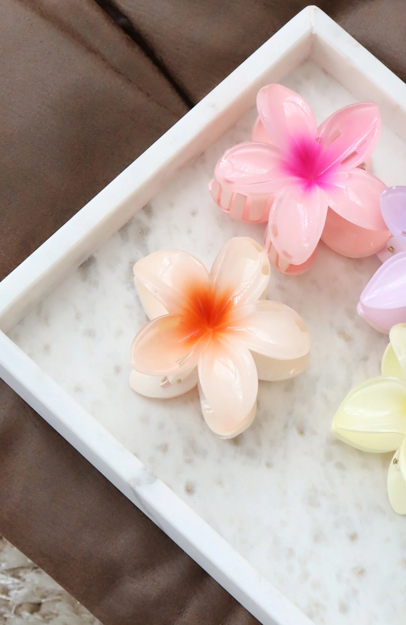 Aloha Claw Clip Orange