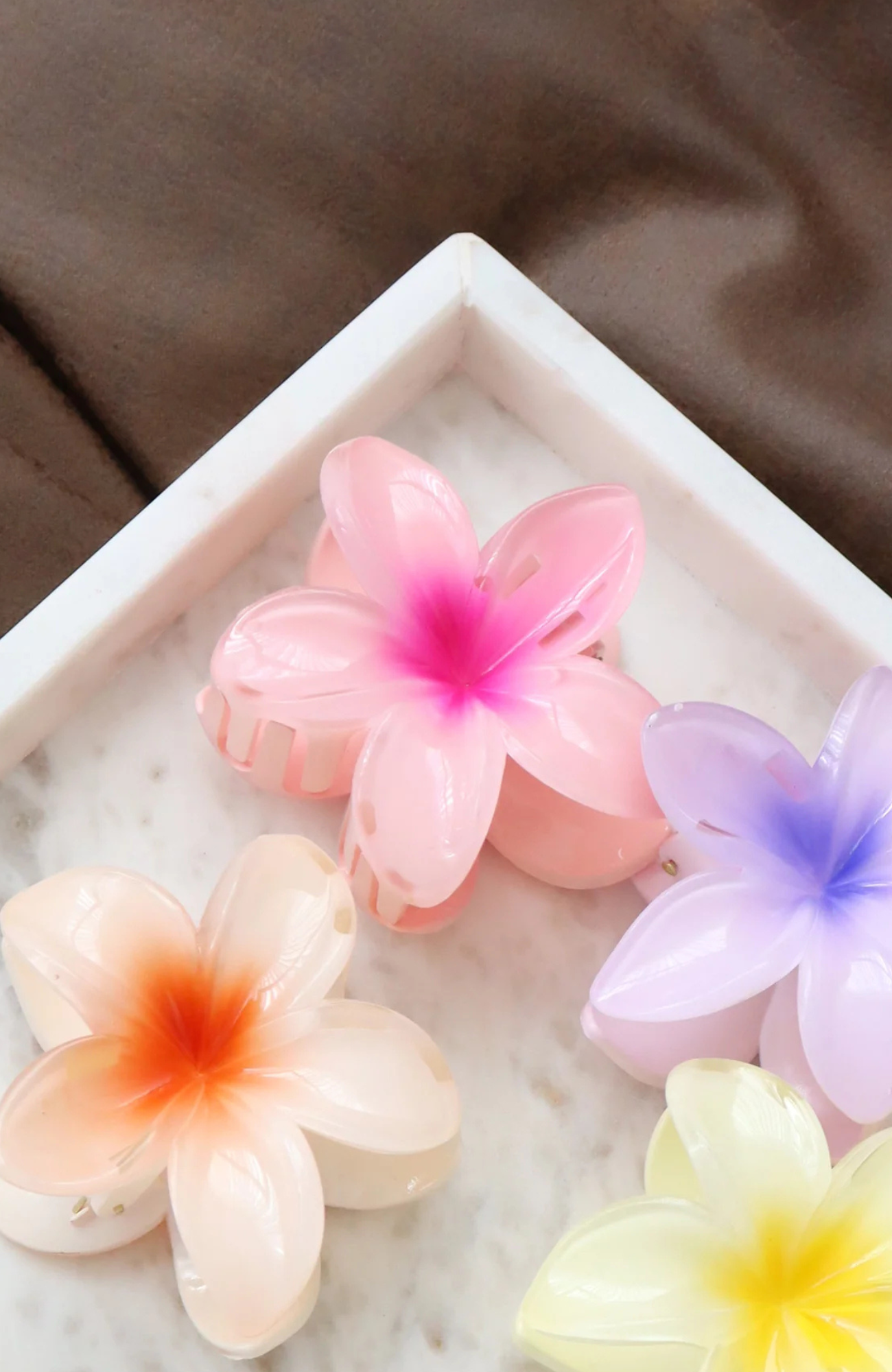 Aloha Claw Clip Pink